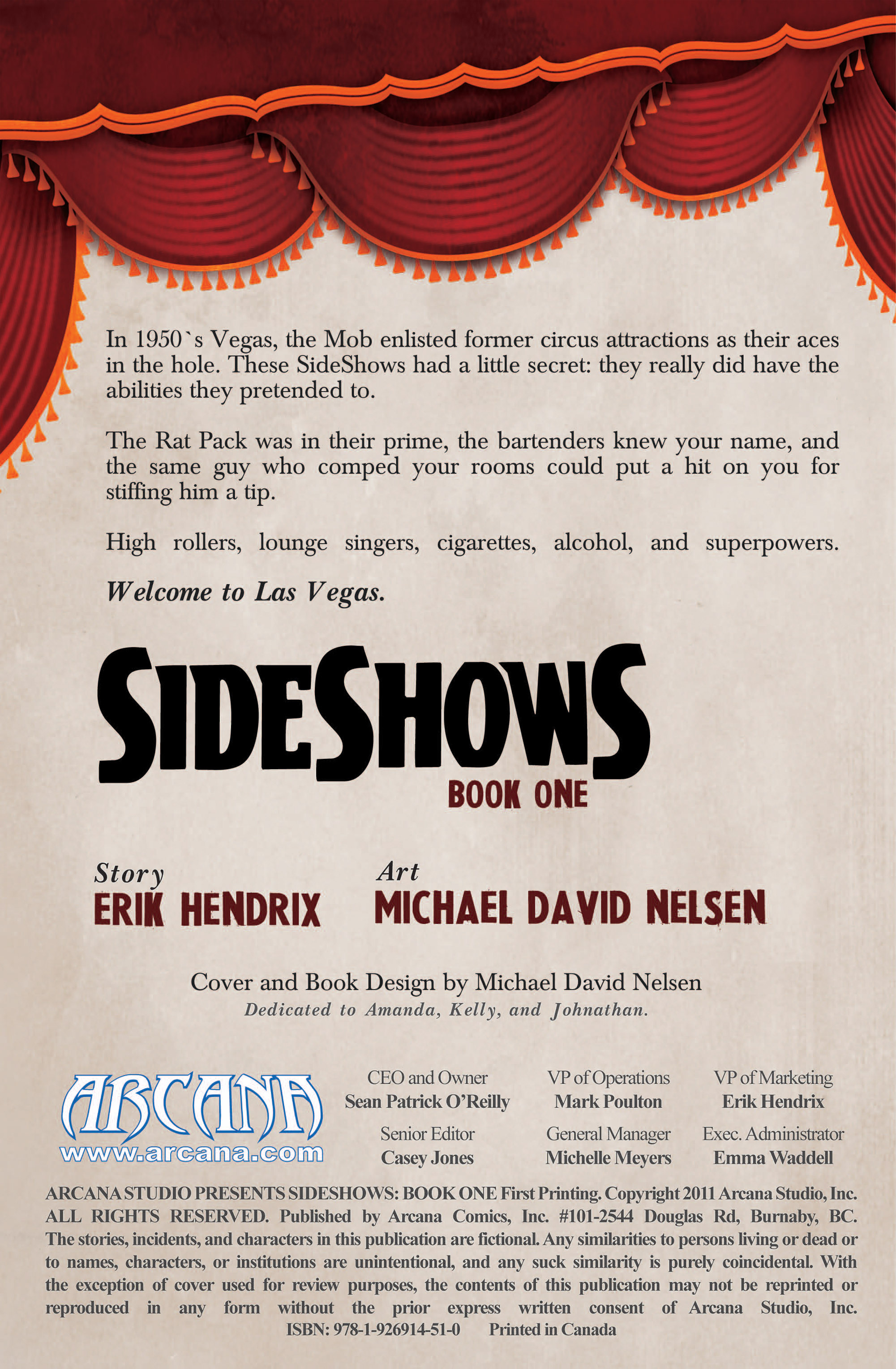 Read online Sideshows comic -  Issue #3 - 2