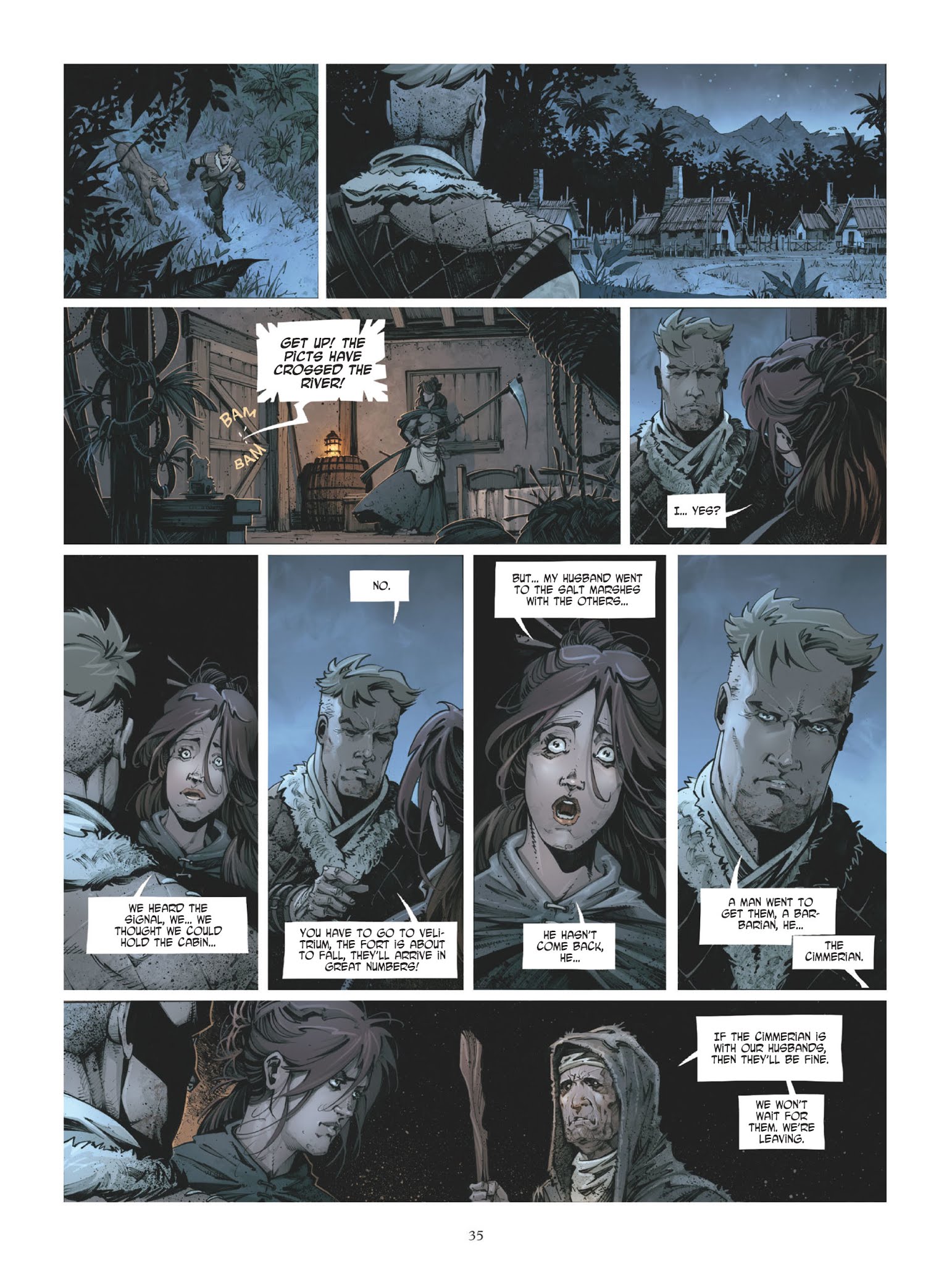 Read online Conan le Cimmérien - La Reine de la côte noire comic -  Issue #3 - 37