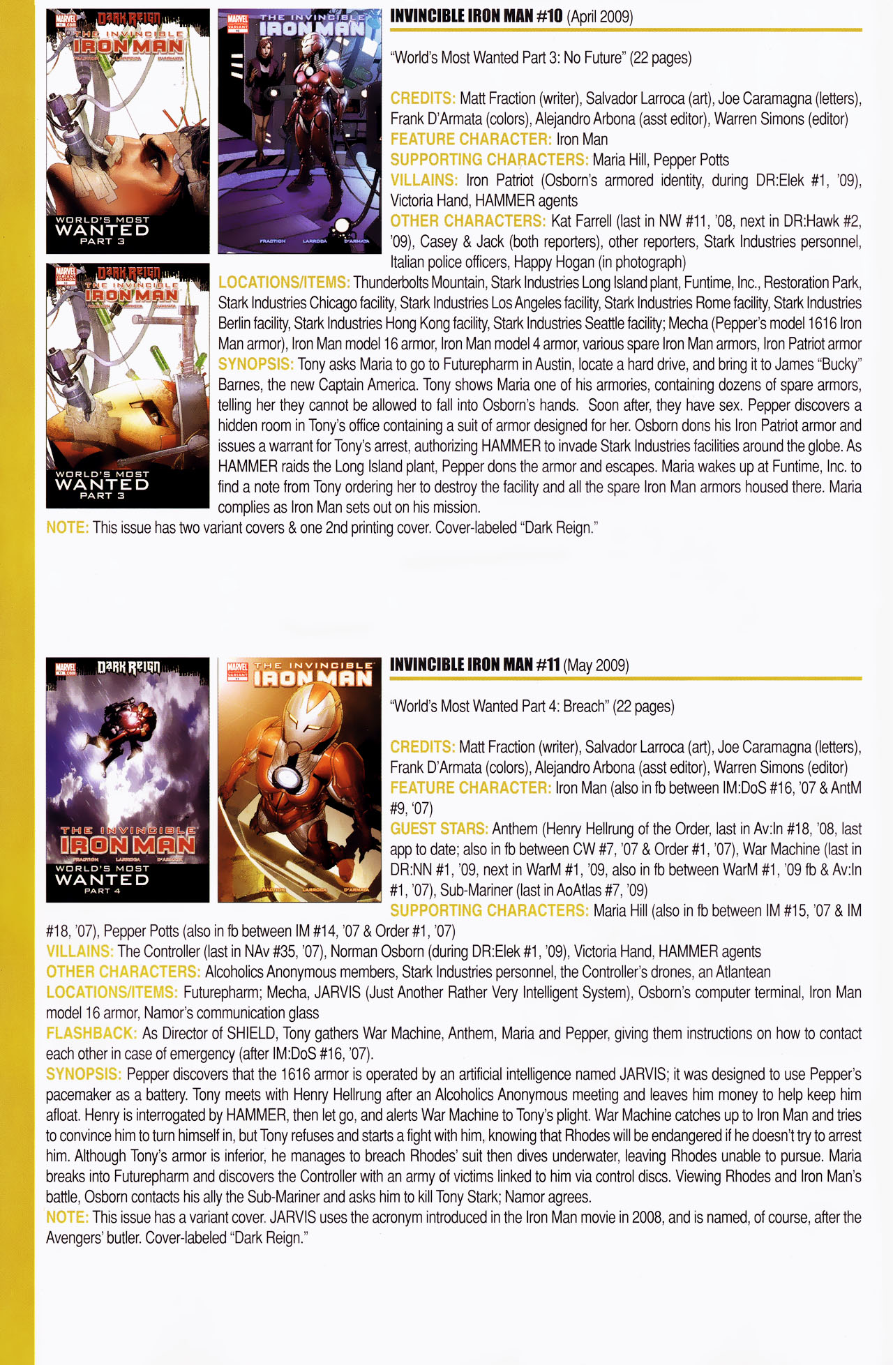 Read online Official Index to the Marvel Universe comic -  Issue #13 - 34