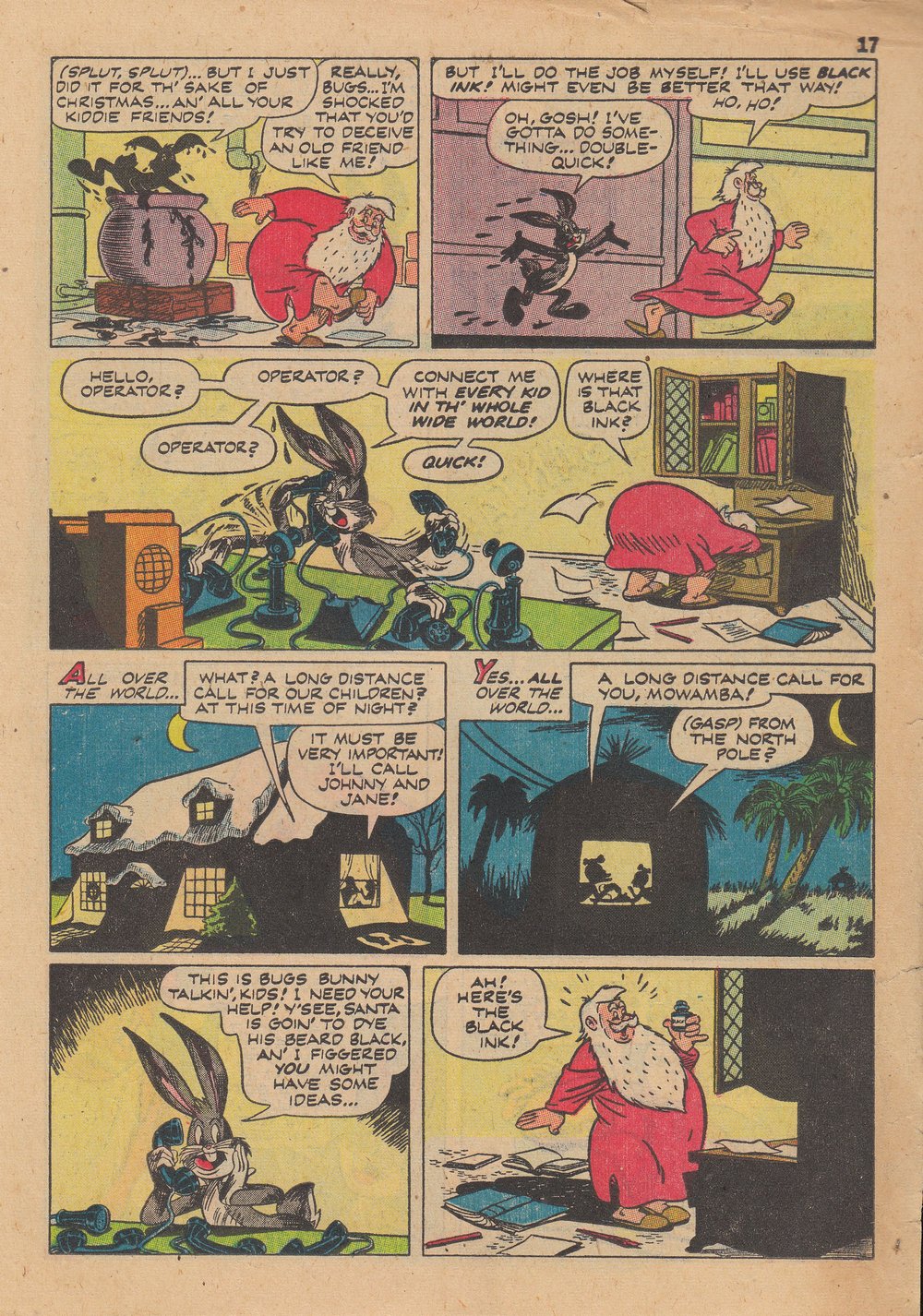 Read online Bugs Bunny's Christmas Funnies comic -  Issue # TPB 2 - 19