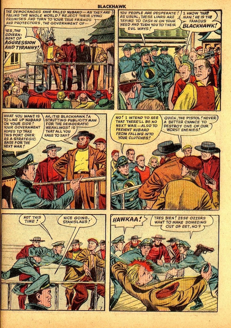 Read online Blackhawk (1957) comic -  Issue #28 - 29