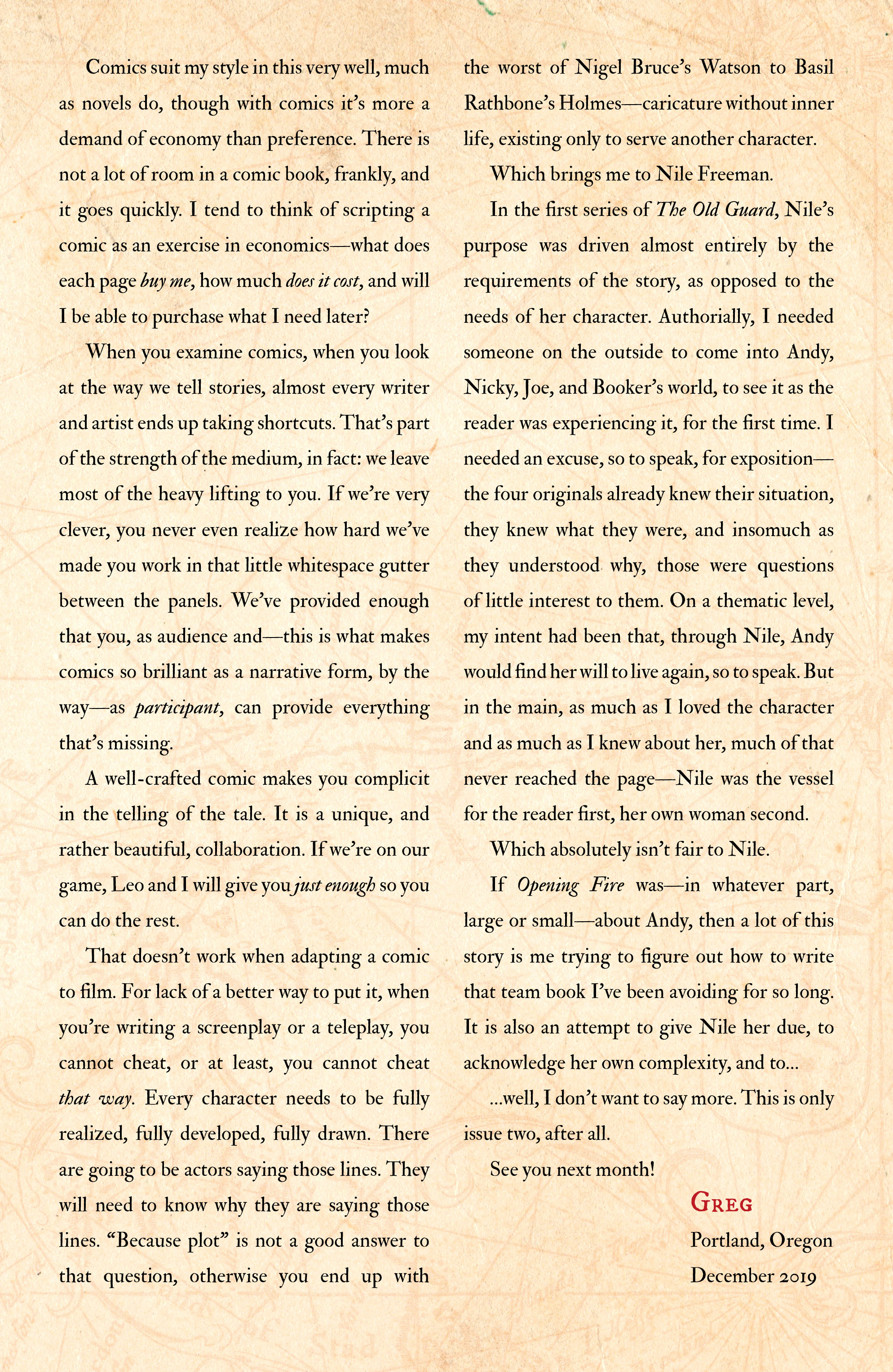 Read online The Old Guard: Force Multiplied comic -  Issue #2 - 28