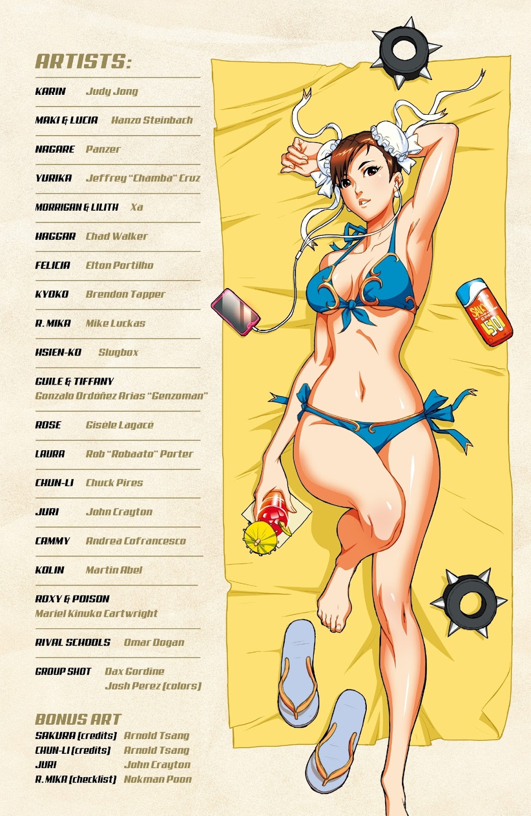 Street Fighter & Friends 2017 Swimsuit Special issue Full - Page 3