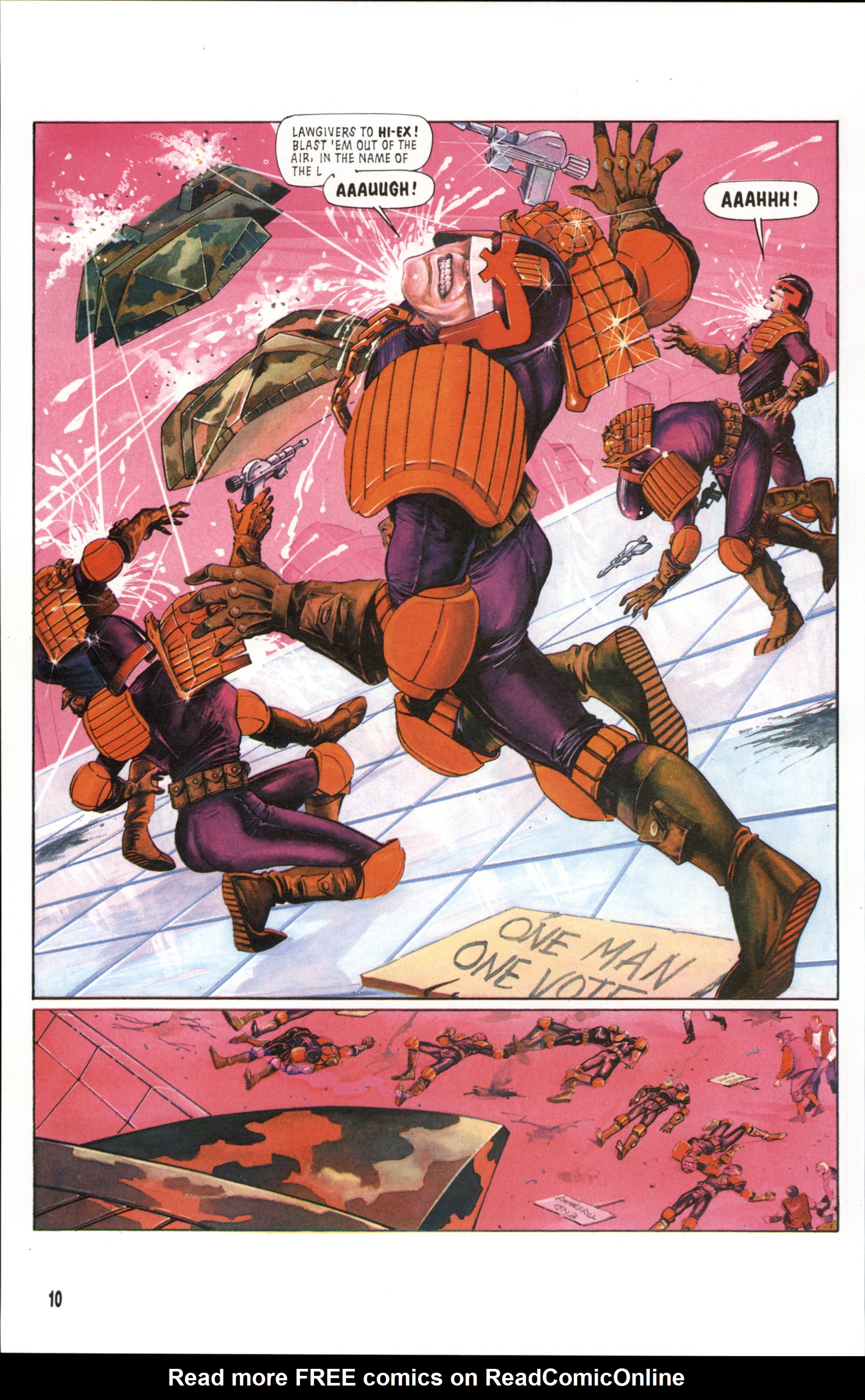 Read online Dredd Rules! comic -  Issue #11 - 12