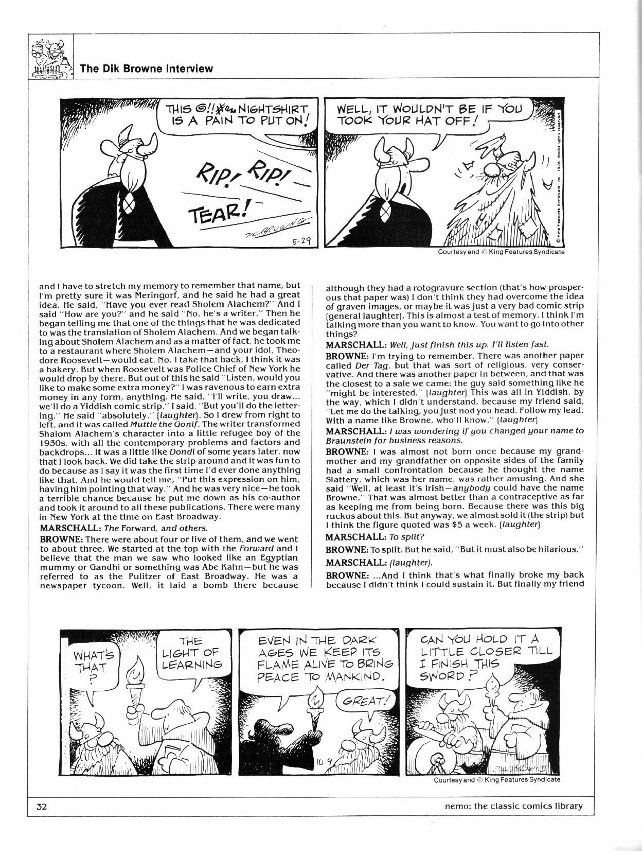 Read online Nemo: The Classic Comics Library comic -  Issue #1 - 32
