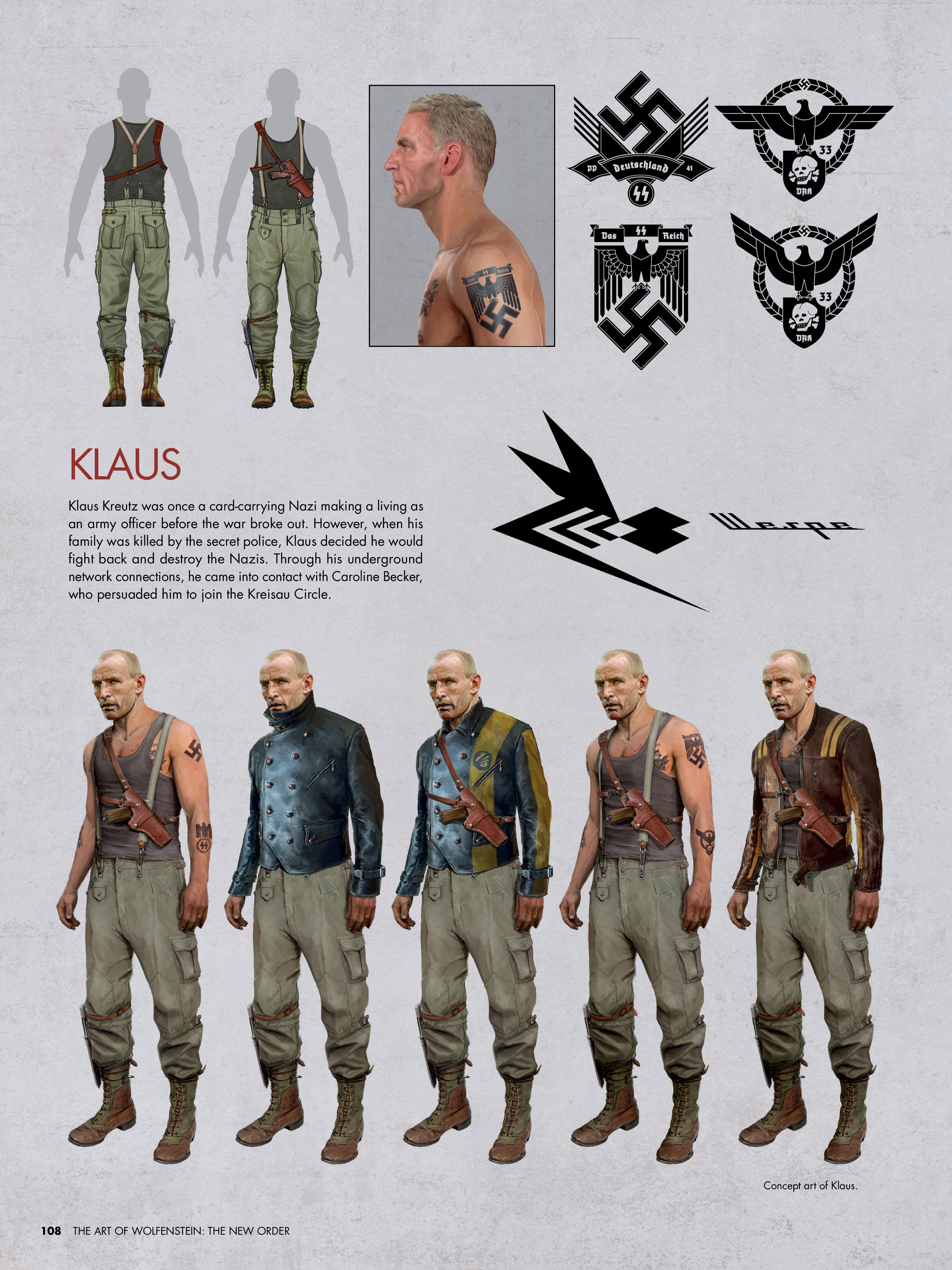 Read online The Art of Wolfenstein: The New Order comic -  Issue # TPB (Part 2) - 1