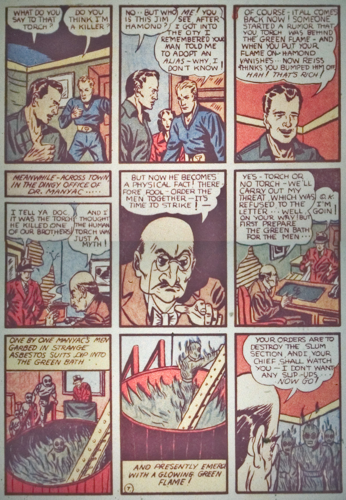 Read online Marvel Mystery Comics comic -  Issue #4 - 9
