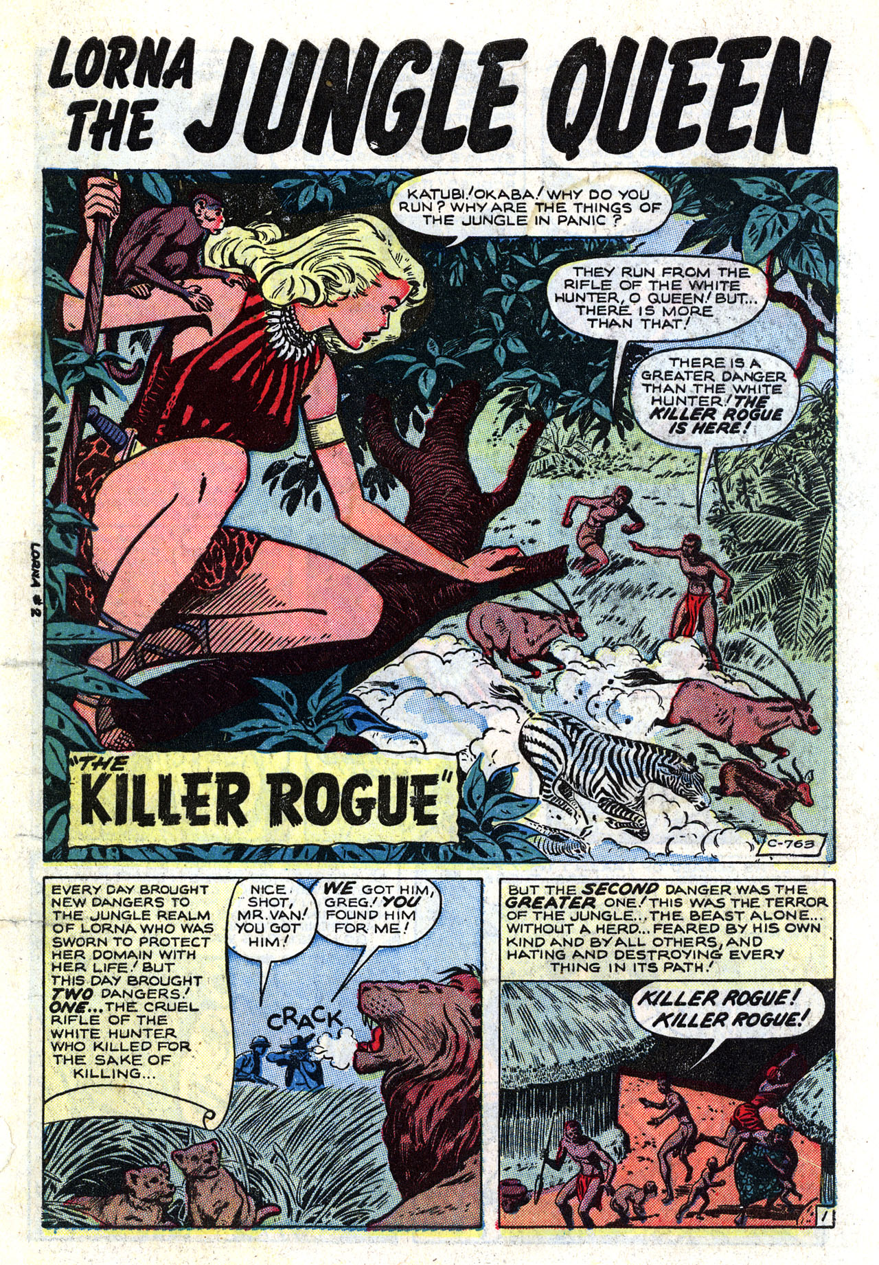 Read online Lorna, The Jungle Queen comic -  Issue #2 - 3