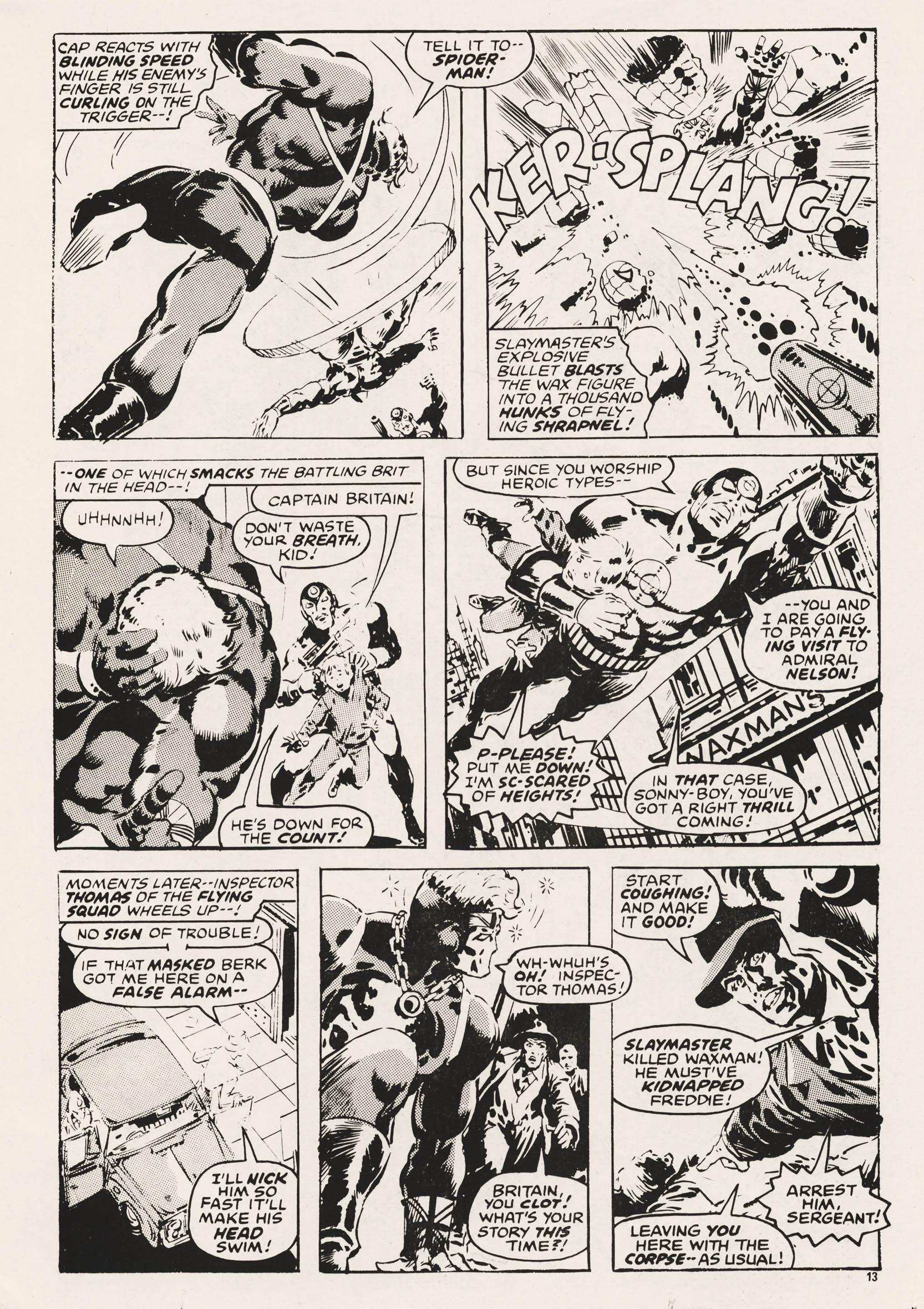 Read online Super Spider-Man and Captain Britain comic -  Issue #245 - 13