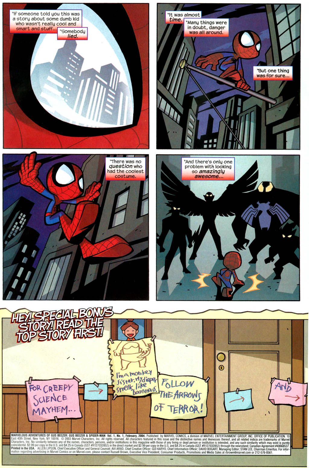 <{ $series->title }} issue Gus Beezer and Spider-Man - Page 2
