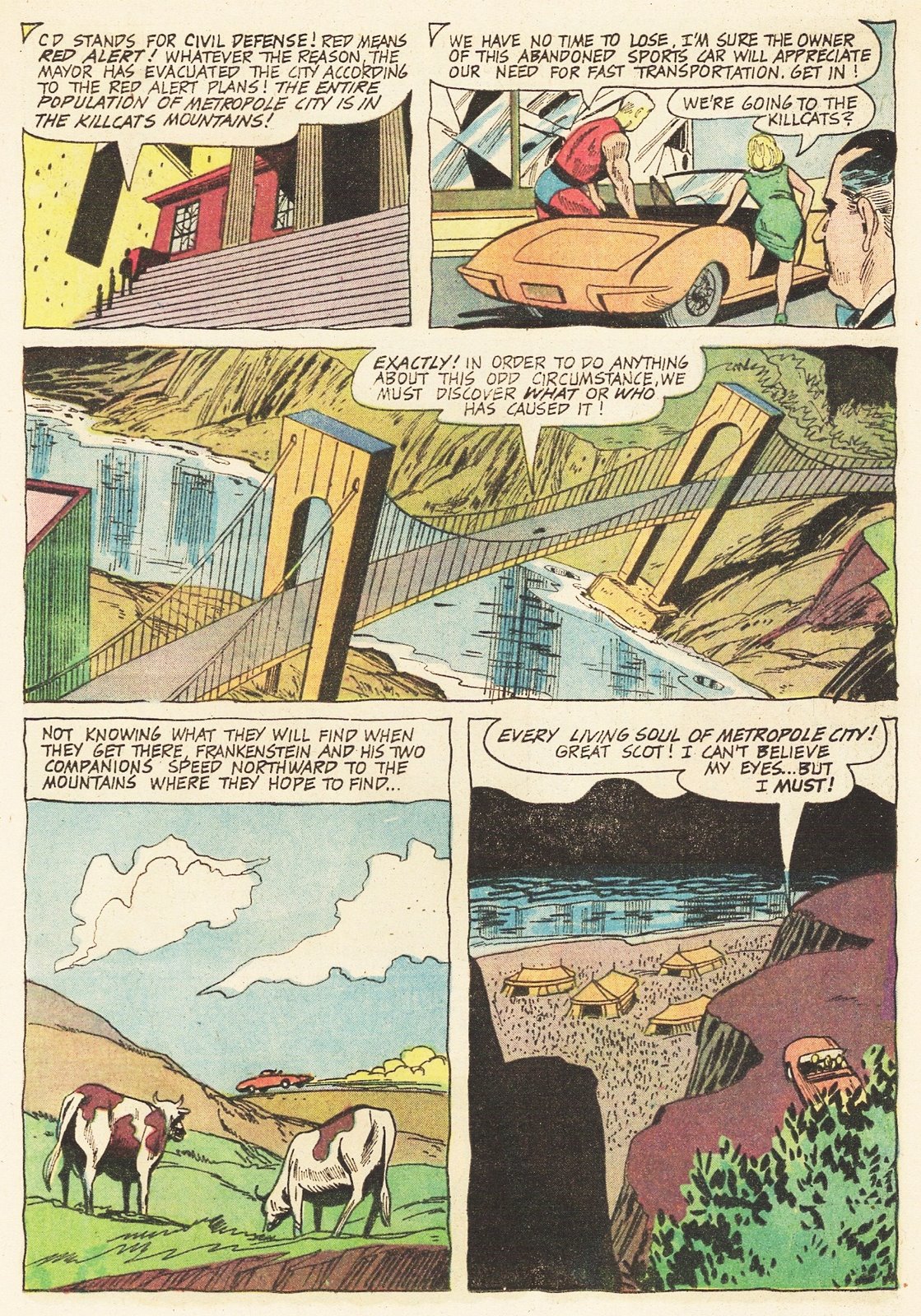 Read online Frankenstein (1964) comic -  Issue #4 - 21