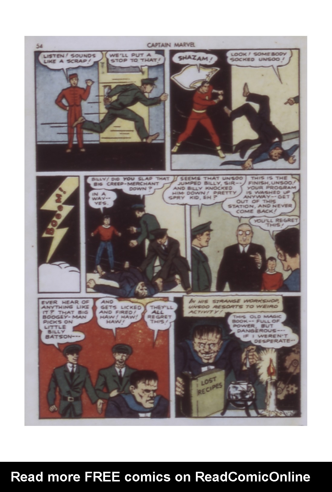 Read online Captain Marvel Adventures comic -  Issue #6 - 54