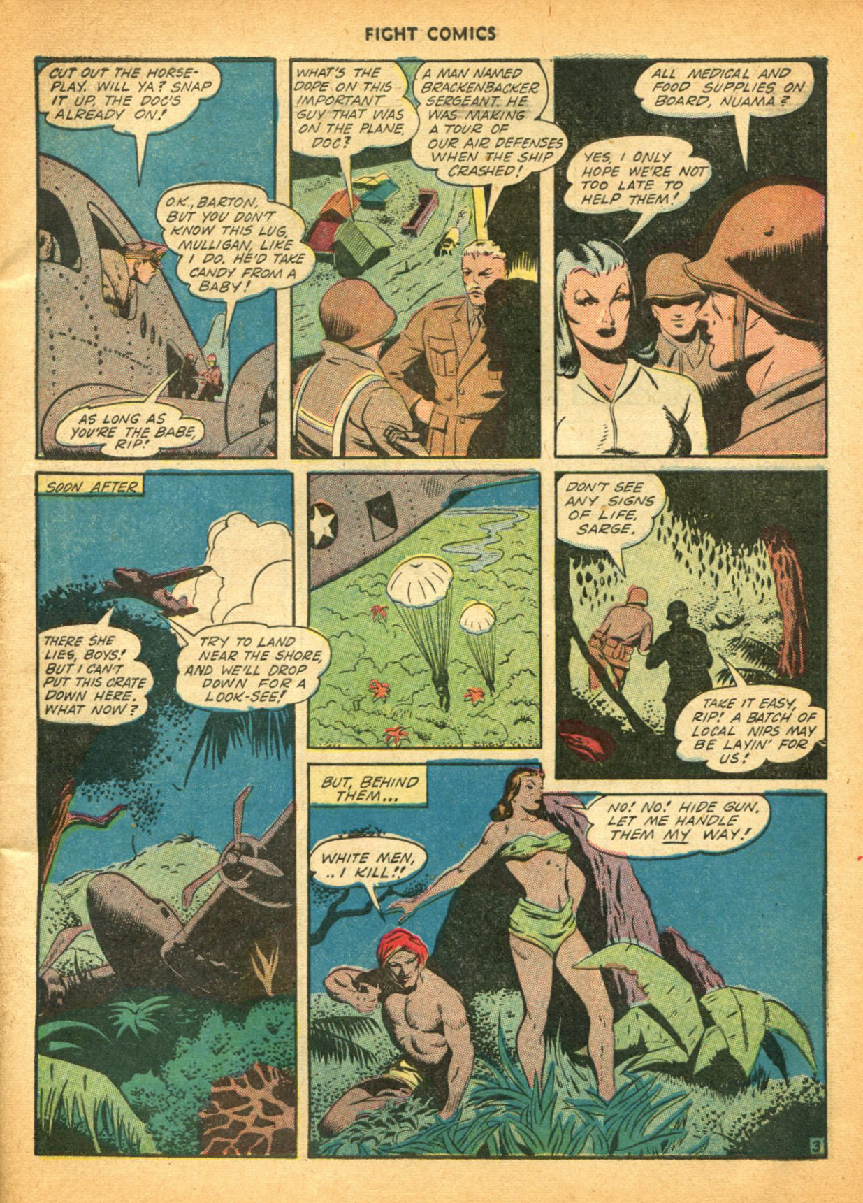 Read online Fight Comics comic -  Issue #28 - 5