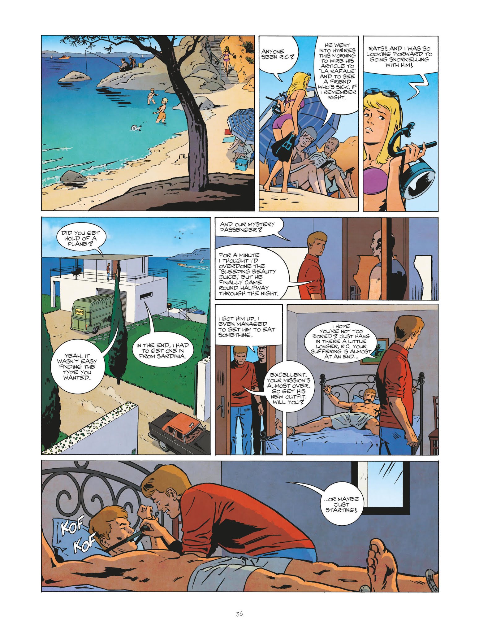 Read online The Mighty Return of Ric Hochet comic -  Issue #1 - 36