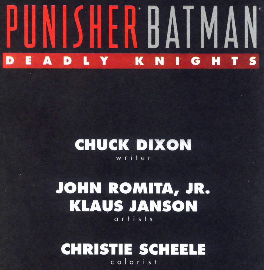 Read online Punisher/Batman: Deadly Knights comic -  Issue # Full - 3
