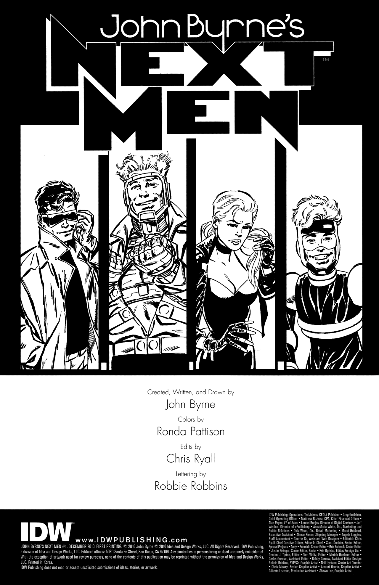Read online John Byrne's Next Men (2010) comic -  Issue #1 - 2