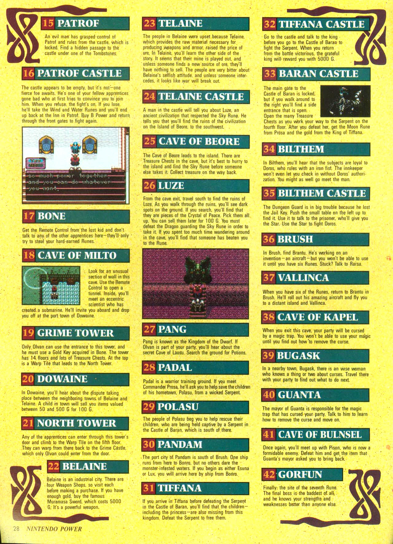 Read online Nintendo Power comic -  Issue #52 - 29