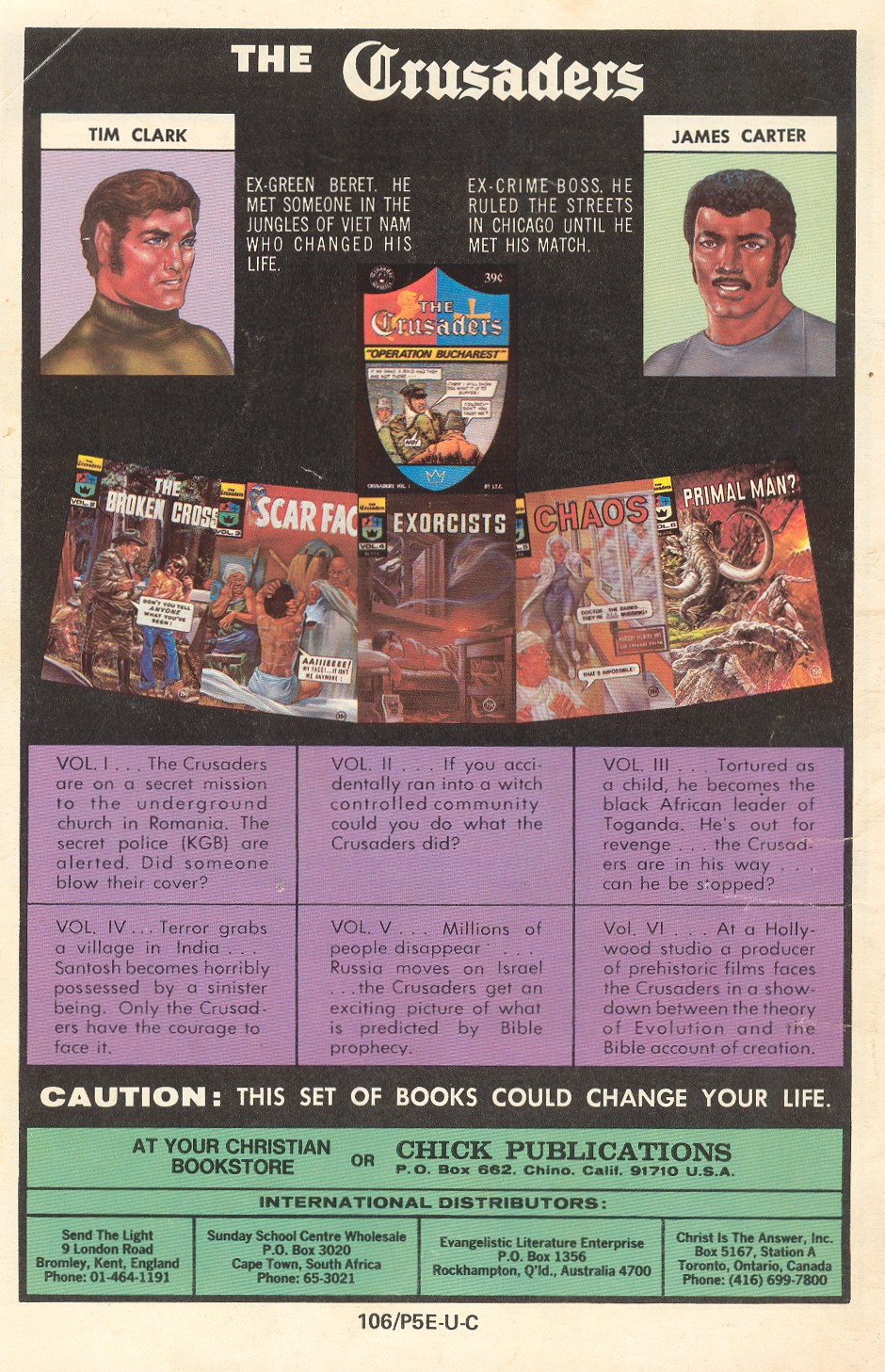 Read online The Crusaders (1974) comic -  Issue #6 - 36