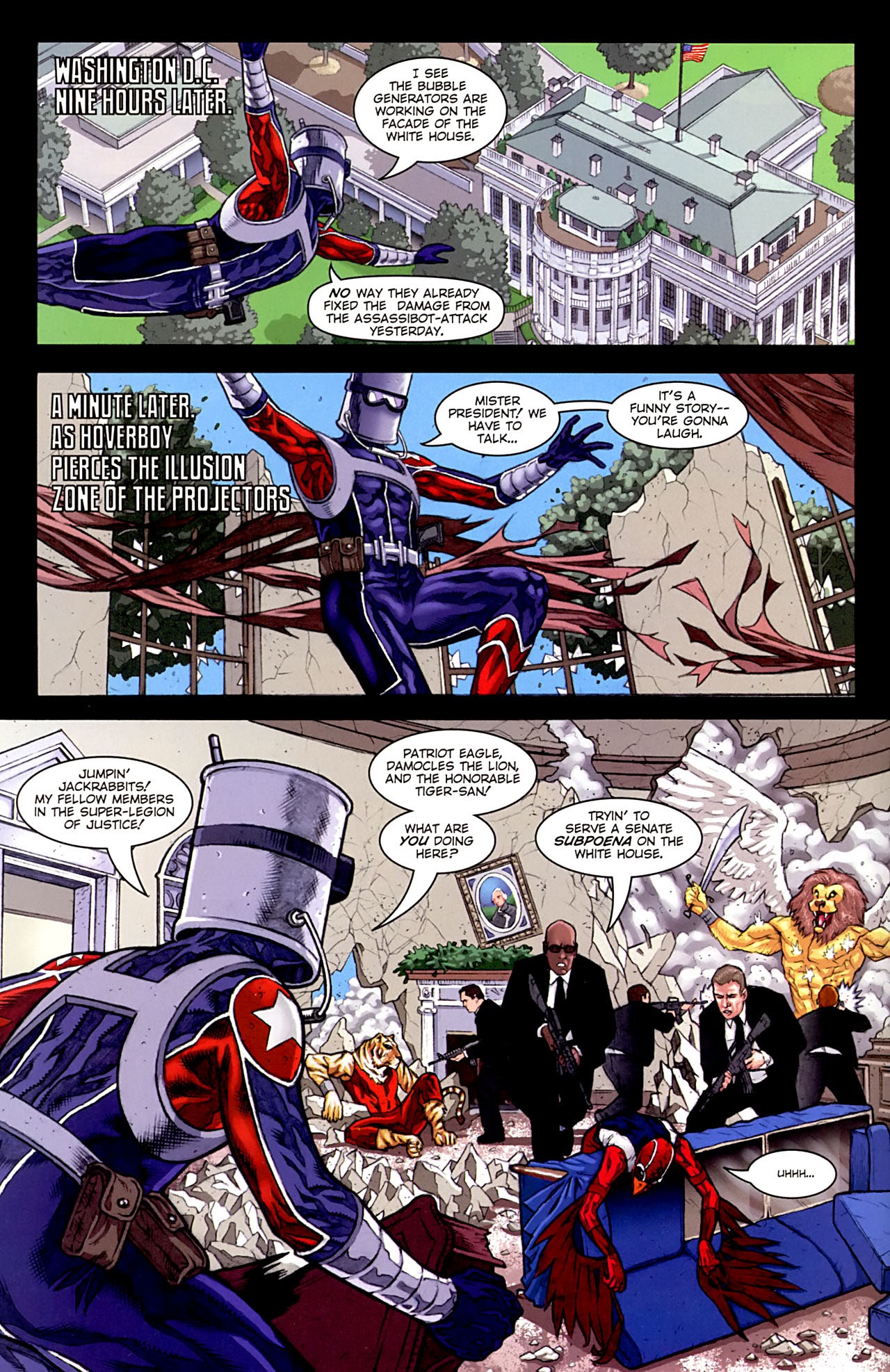 Read online Hoverboy: The Republican Super-Hero comic -  Issue # Full - 12