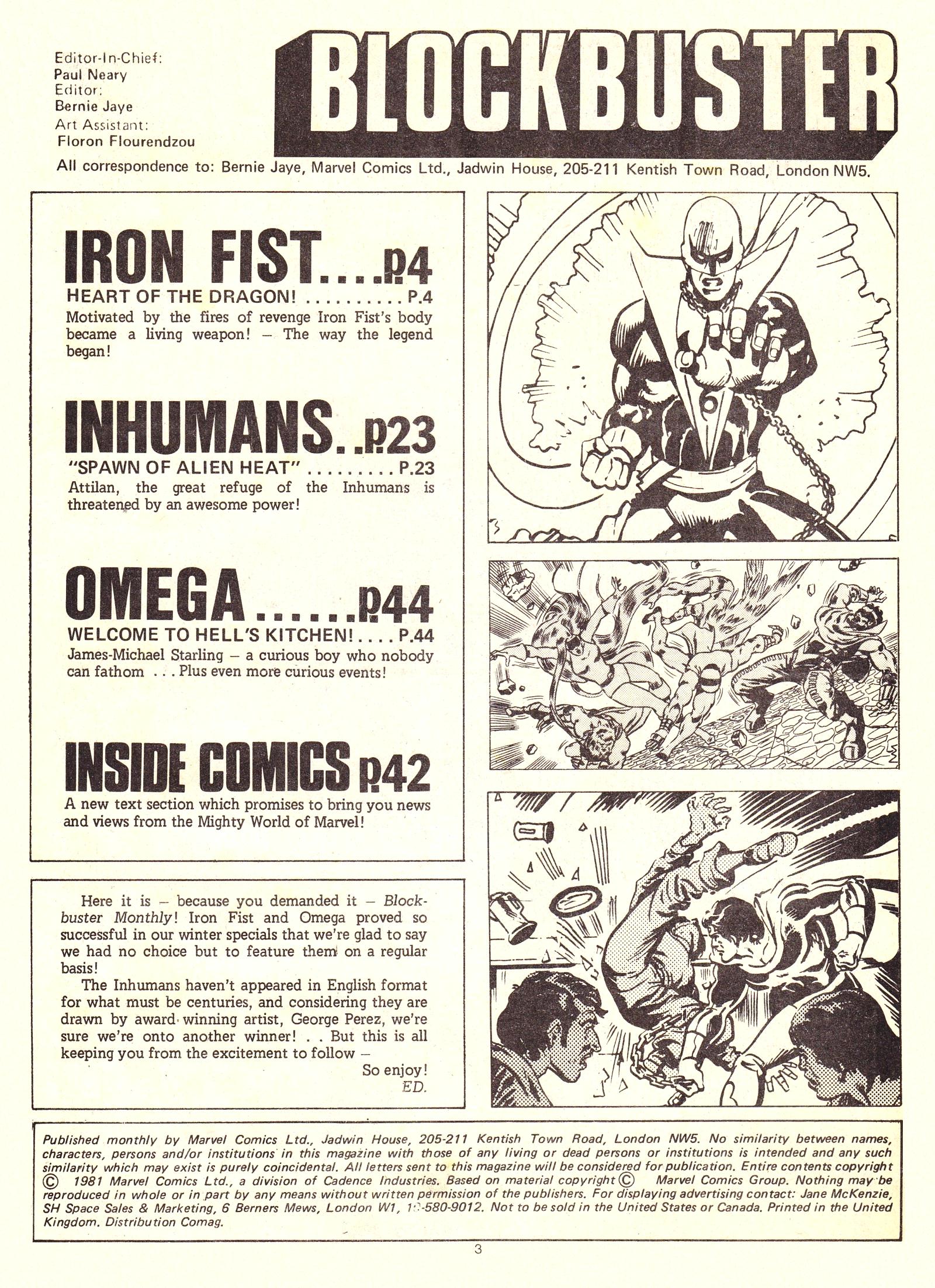 Read online Blockbuster comic -  Issue #1 - 3