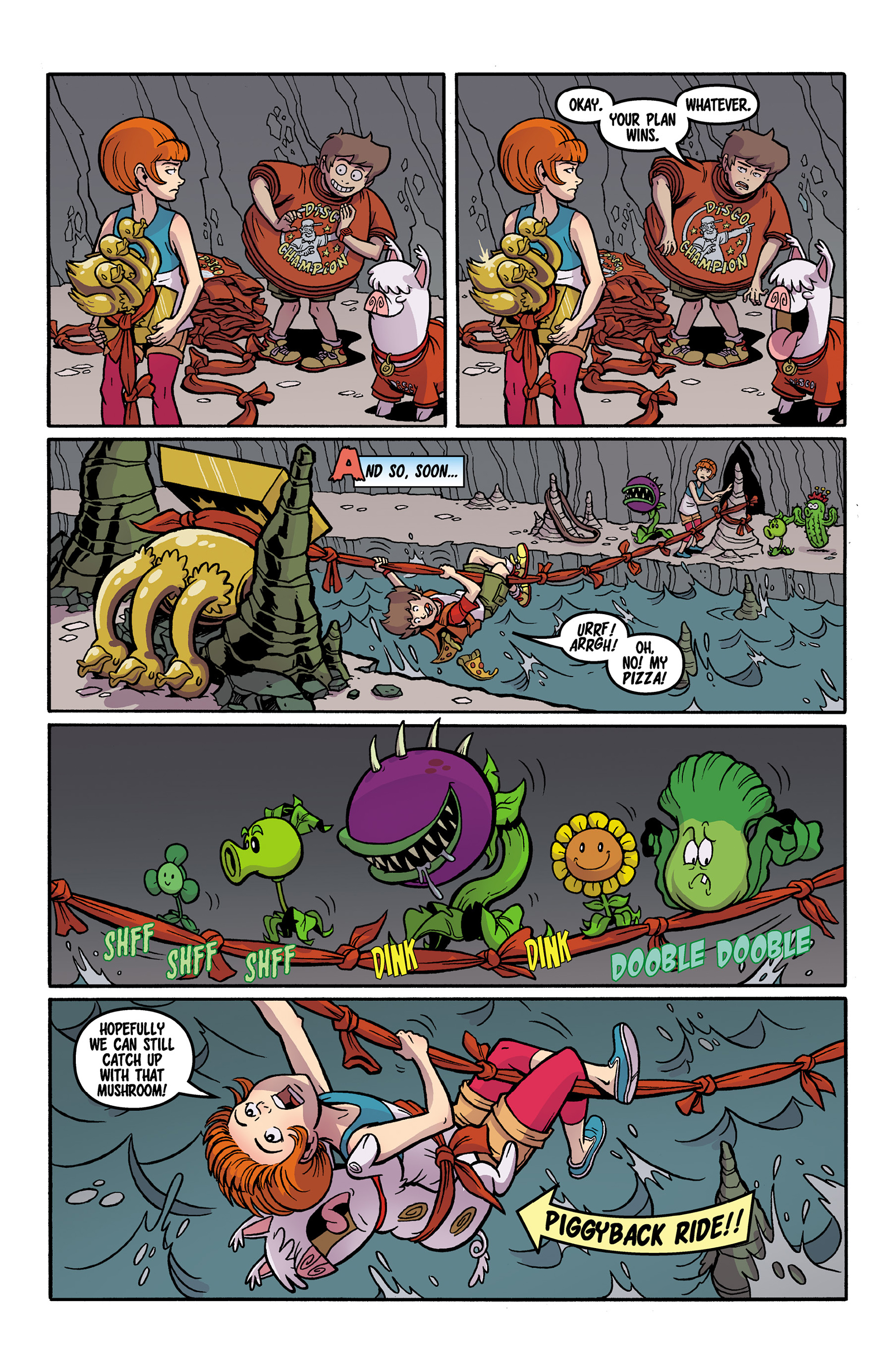 Read online Plants vs. Zombies: Boom Boom Mushroom comic -  Issue #11 - 12