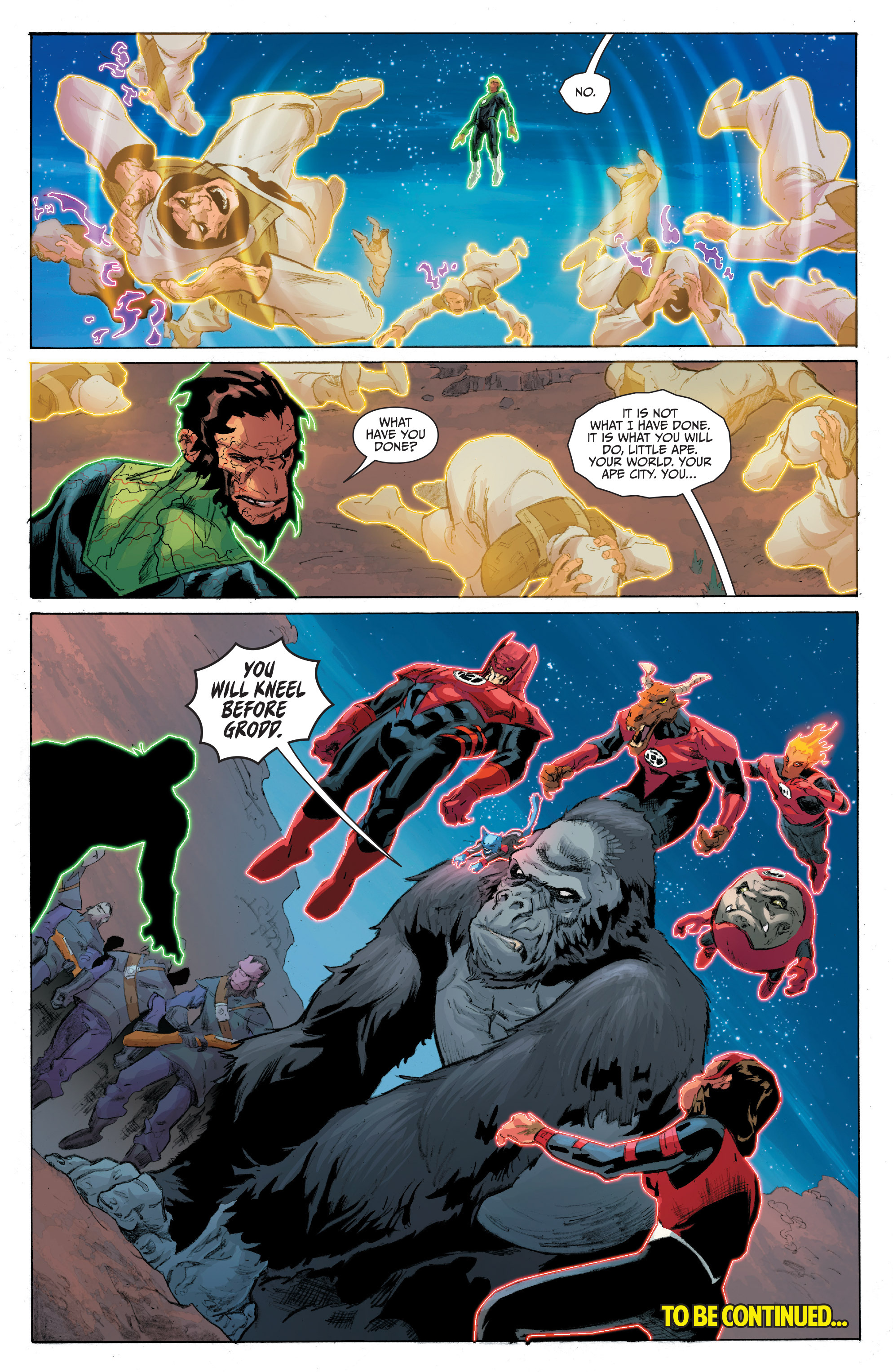 Read online Planet of the Apes/Green Lantern comic -  Issue #4 - 24