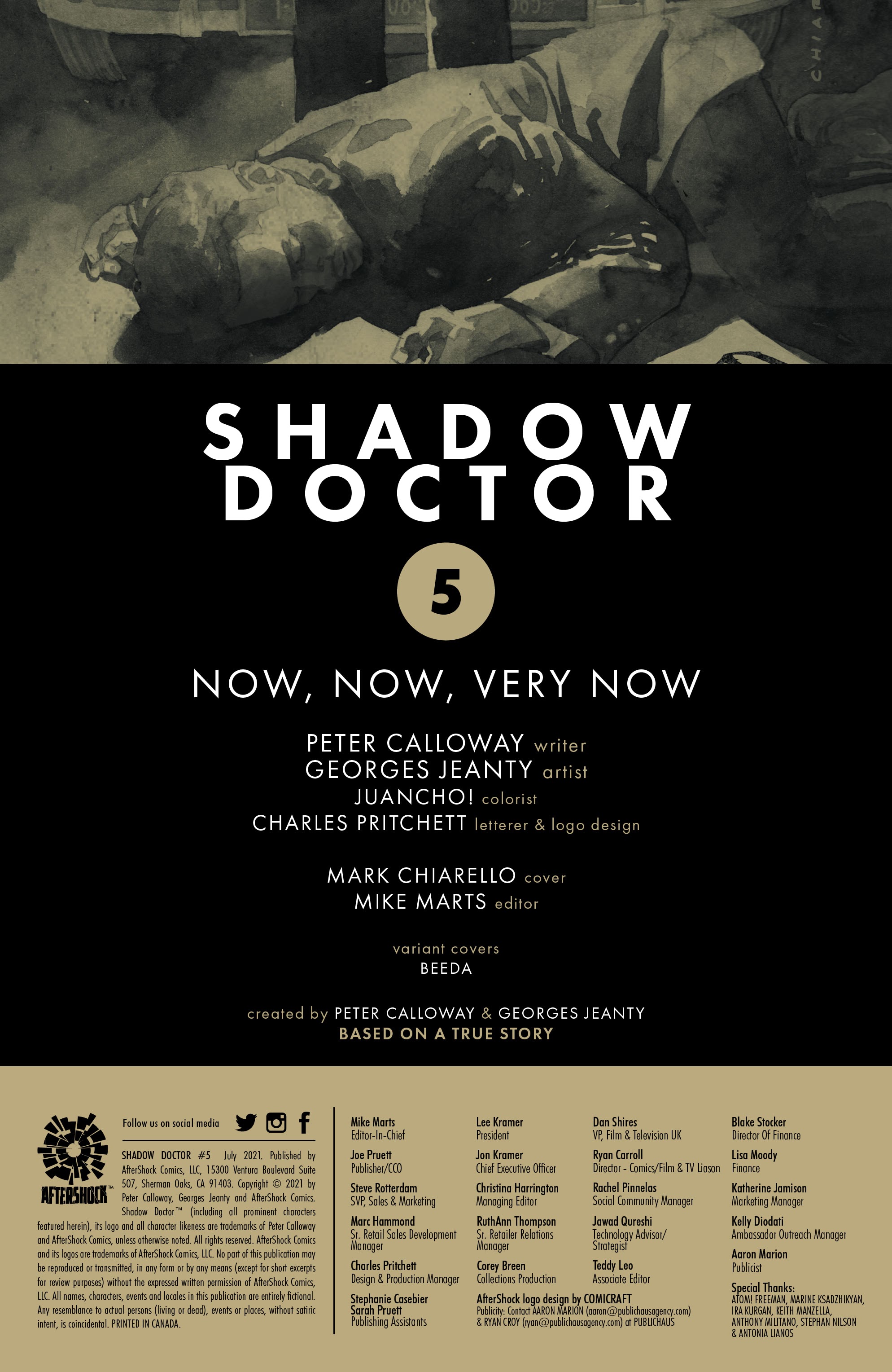 Read online Shadow Doctor comic -  Issue #5 - 2
