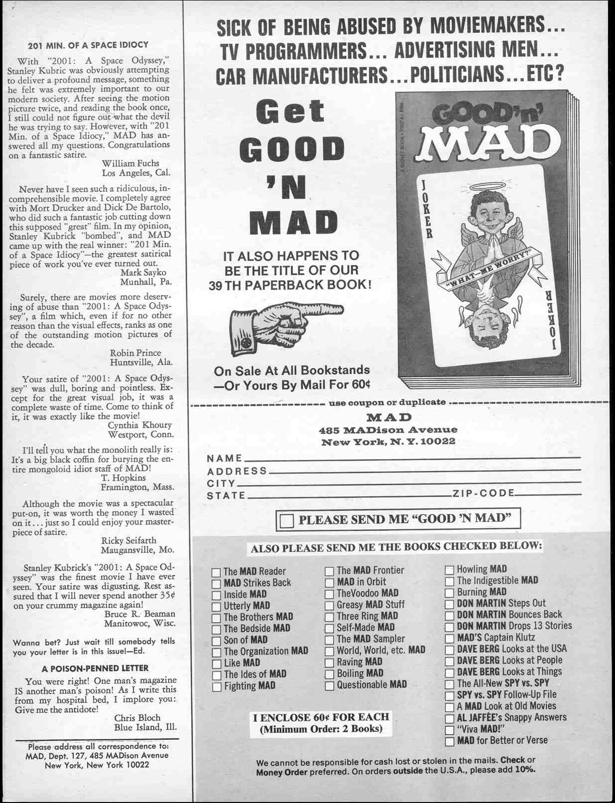 Read online MAD comic -  Issue #127 - 5