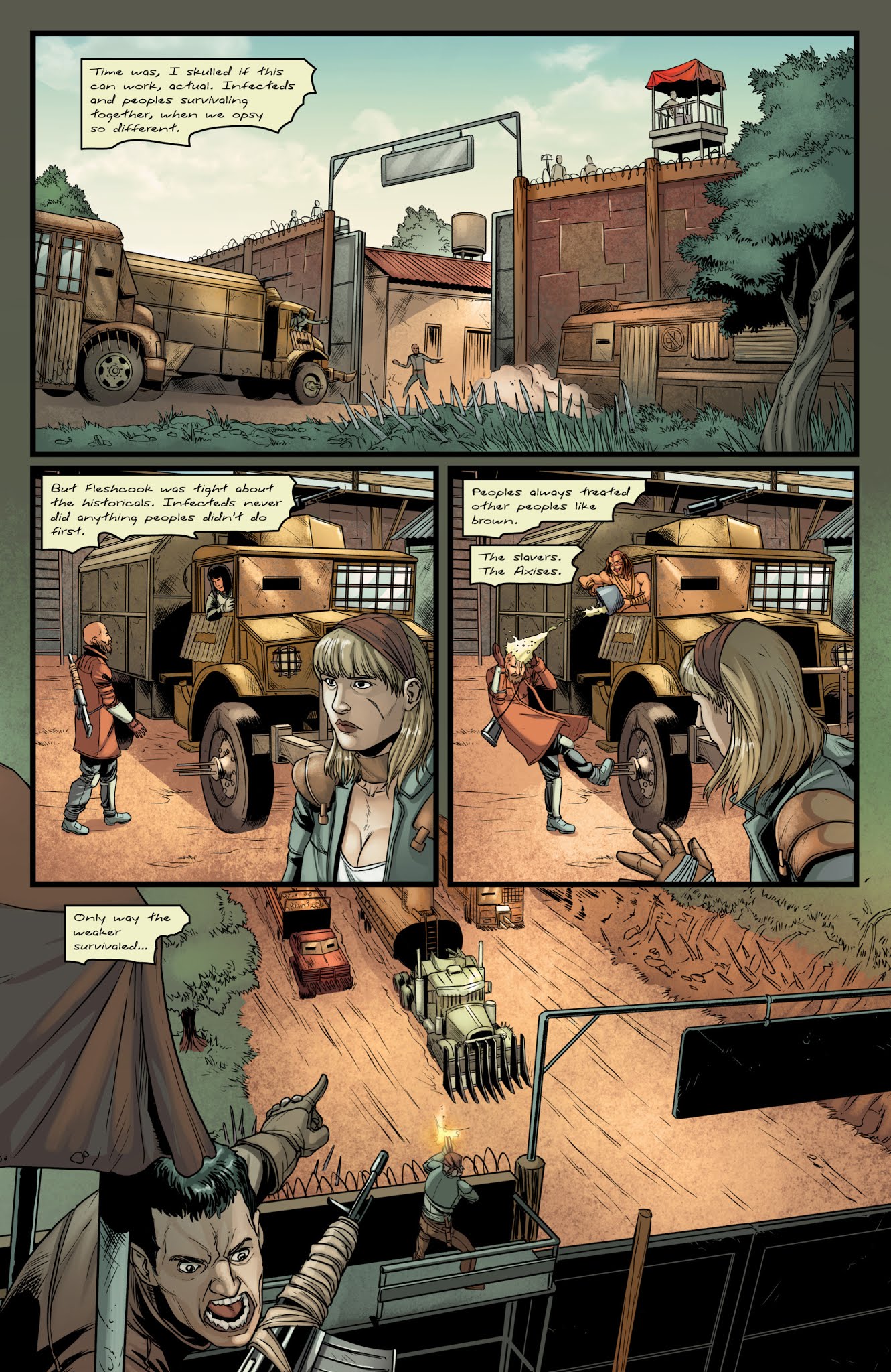 Read online Crossed Plus One Hundred: Mimic comic -  Issue #6 - 22
