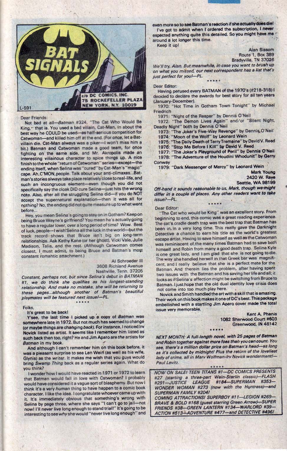 Read online Batman (1940) comic -  Issue #329 - 27