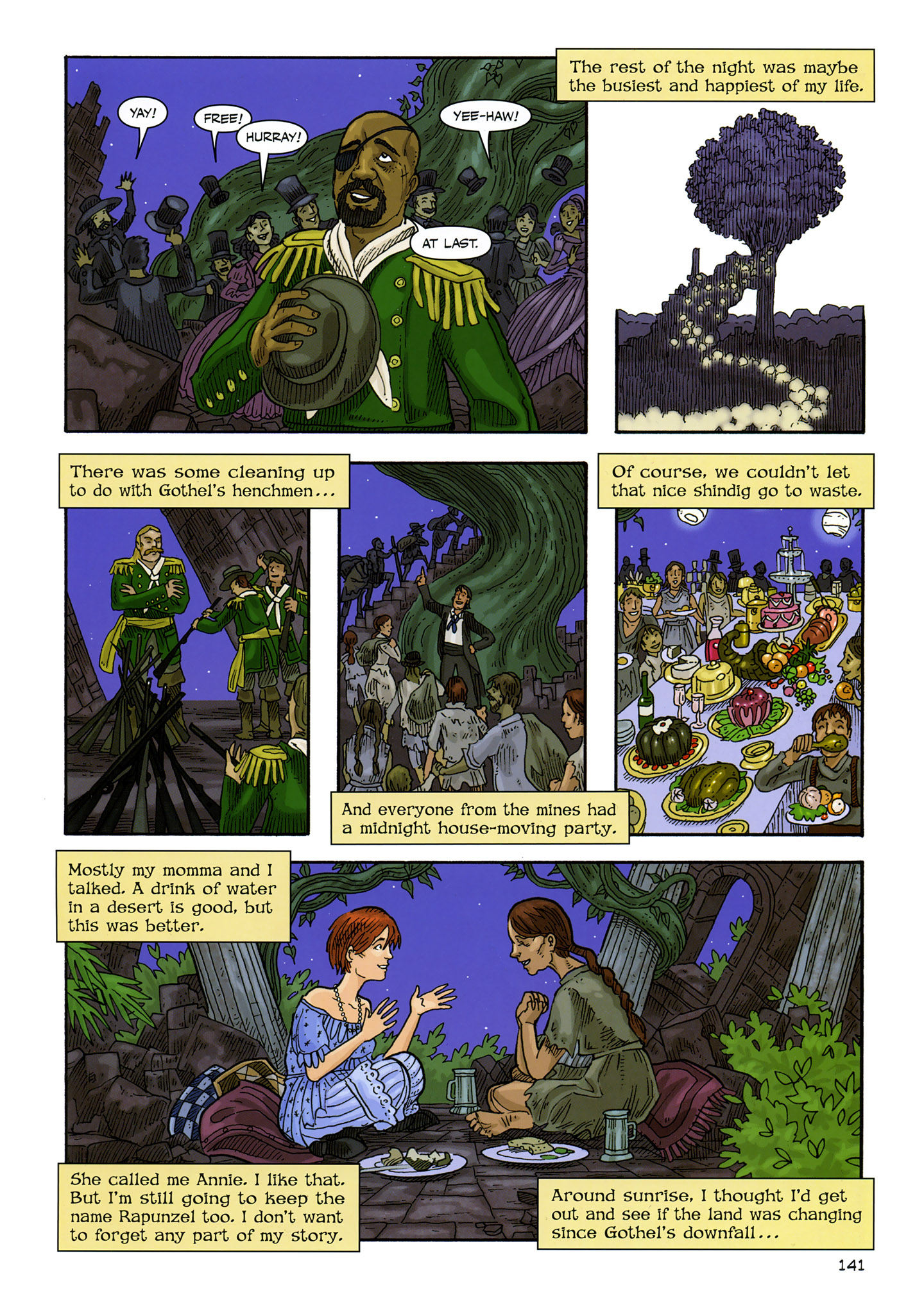 Read online Rapunzel's Revenge comic -  Issue # TPB - 143
