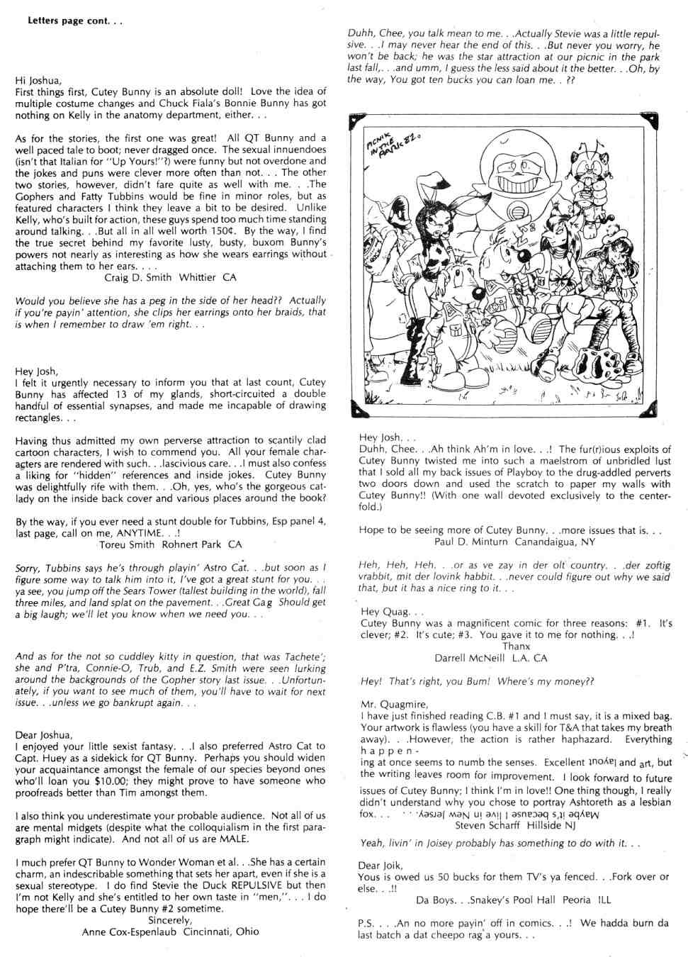 Read online Army  Surplus Komikz Featuring: Cutey Bunny comic -  Issue #2 - 34