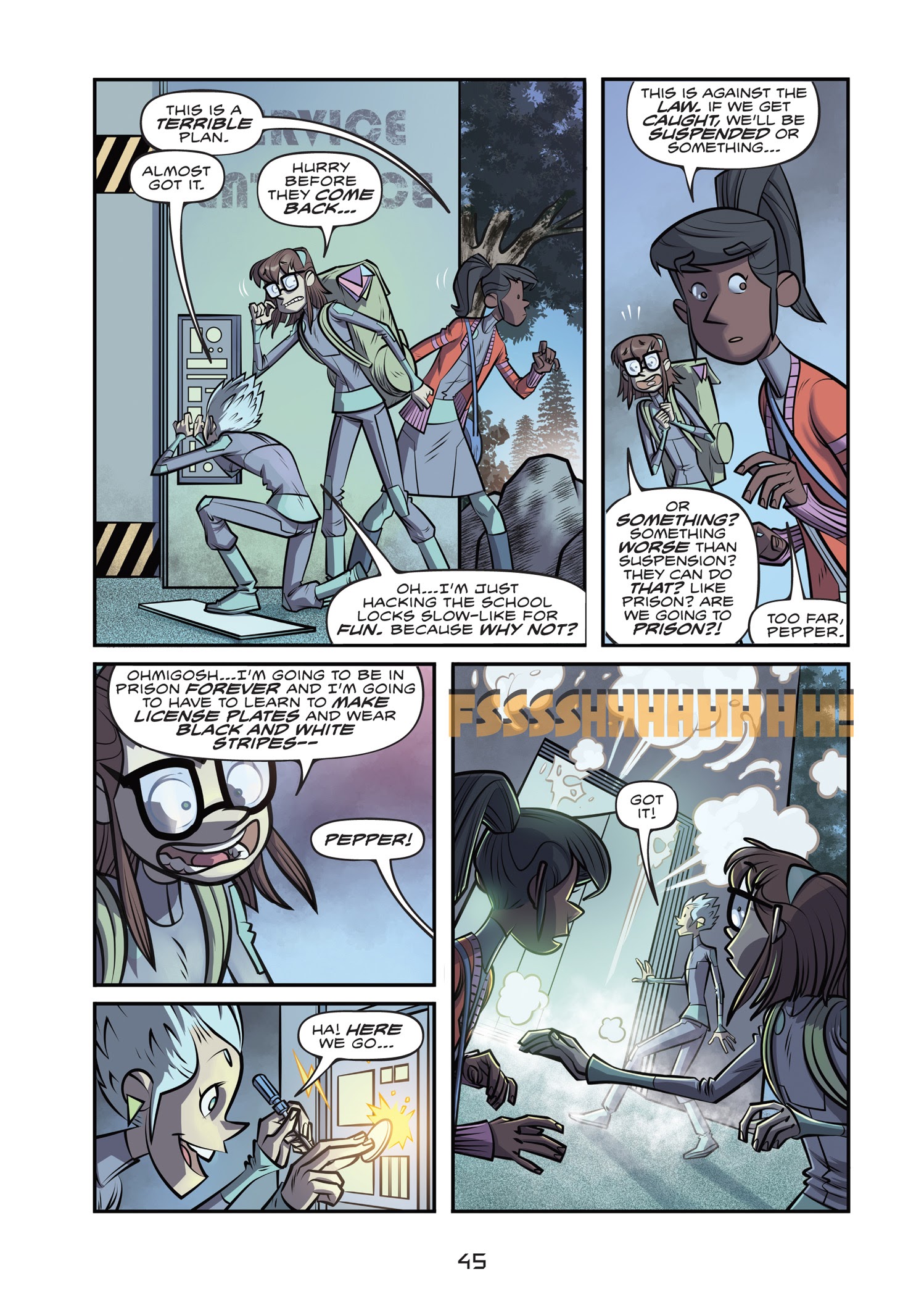 Read online The Infinite Adventures of Supernova: Pepper Page Saves the Universe! comic -  Issue # TPB (Part 1) - 49