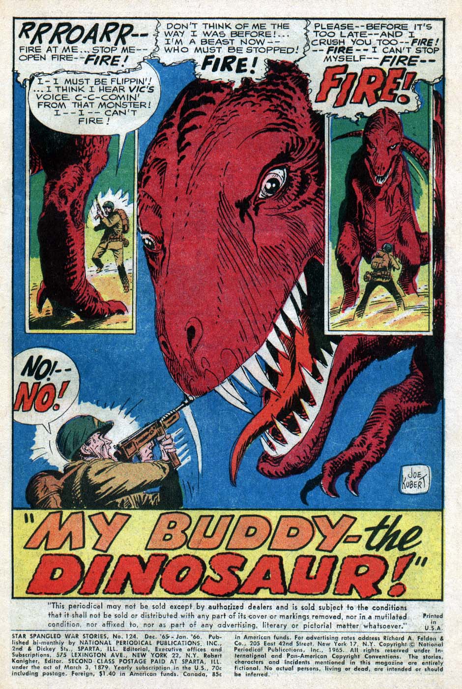 Read online Star Spangled War Stories (1952) comic -  Issue #124 - 2