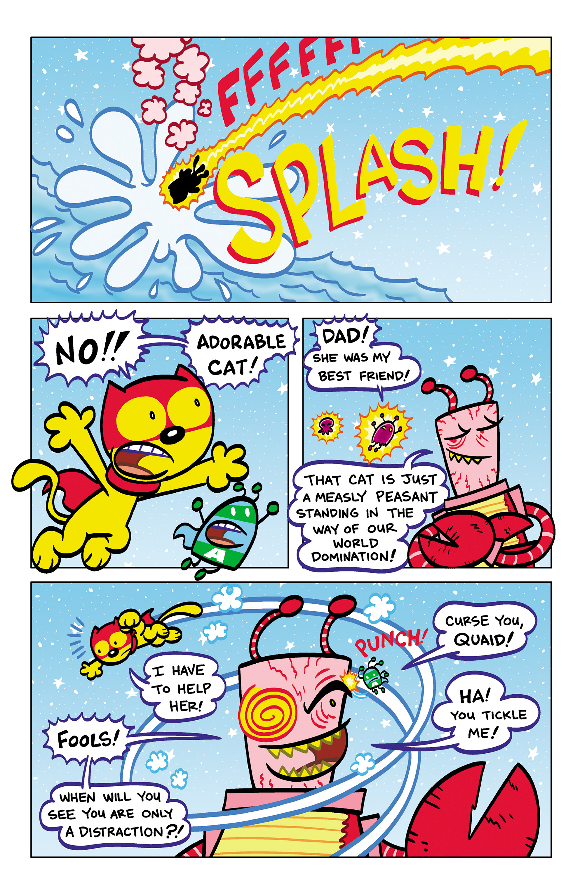 Read online Aw Yeah Comics: Action Cat & Adventure Bug comic -  Issue #4 - 15