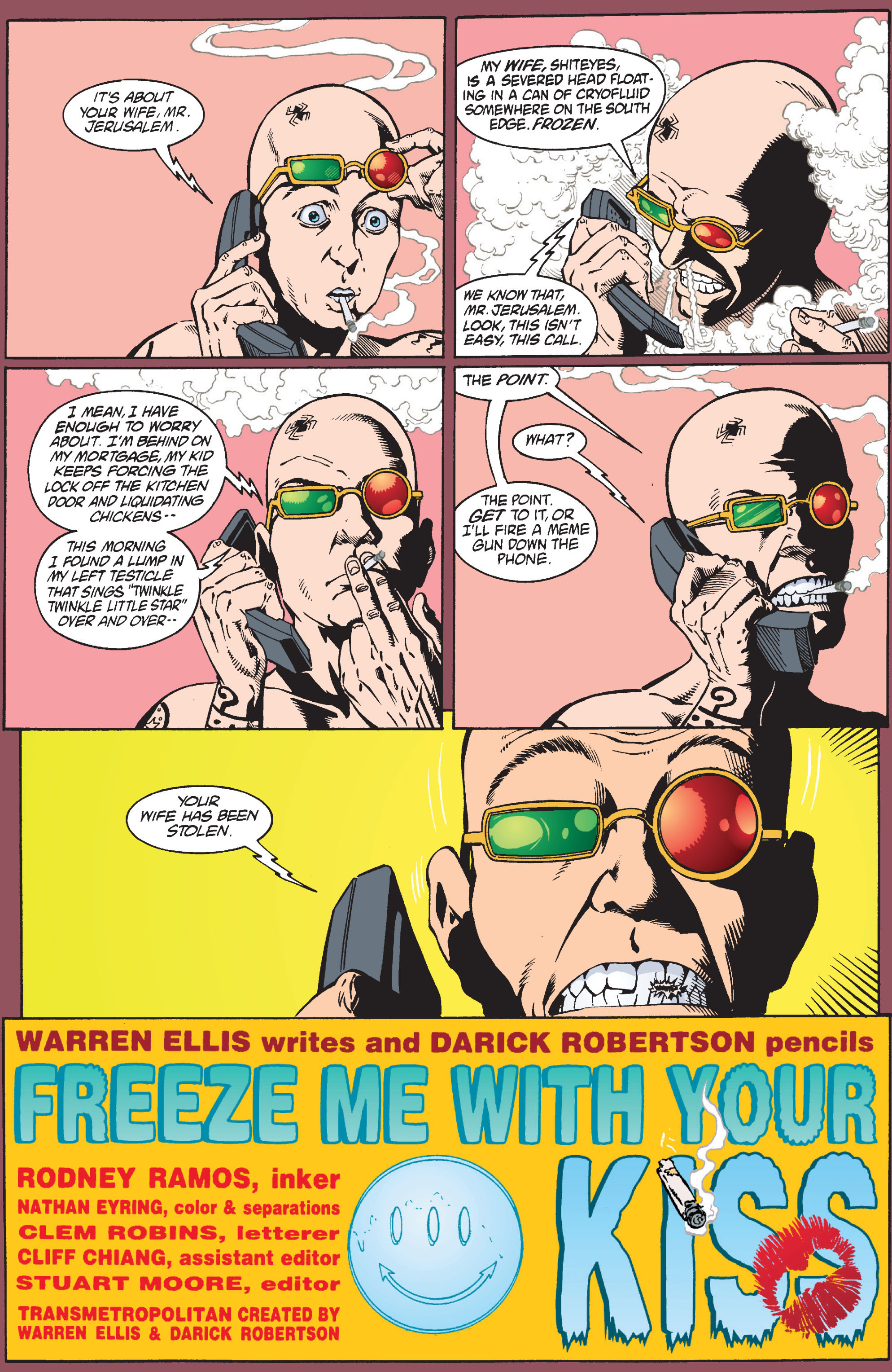 Read online Transmetropolitan comic -  Issue #10 - 2