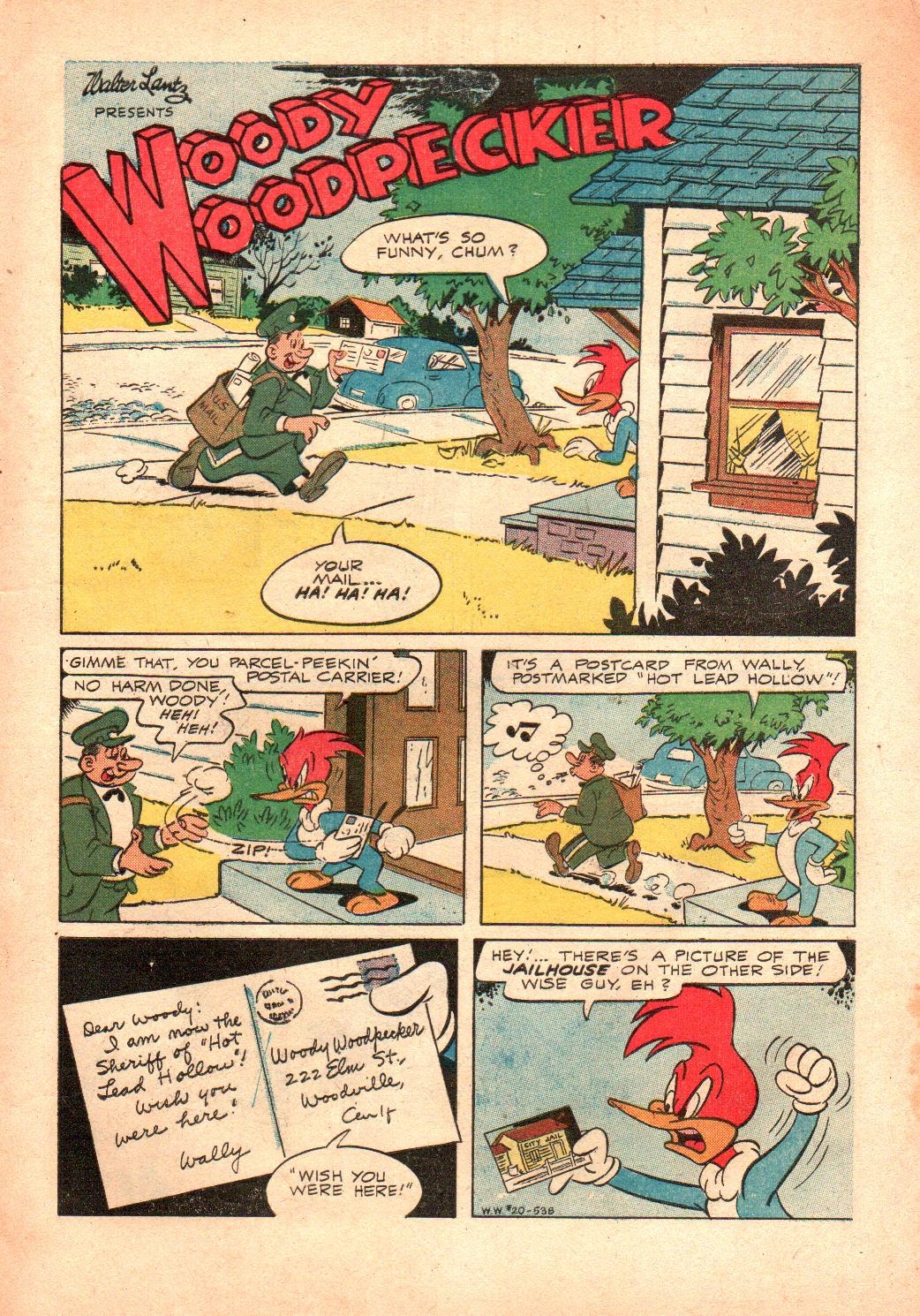Read online Walter Lantz Woody Woodpecker (1952) comic -  Issue #20 - 3