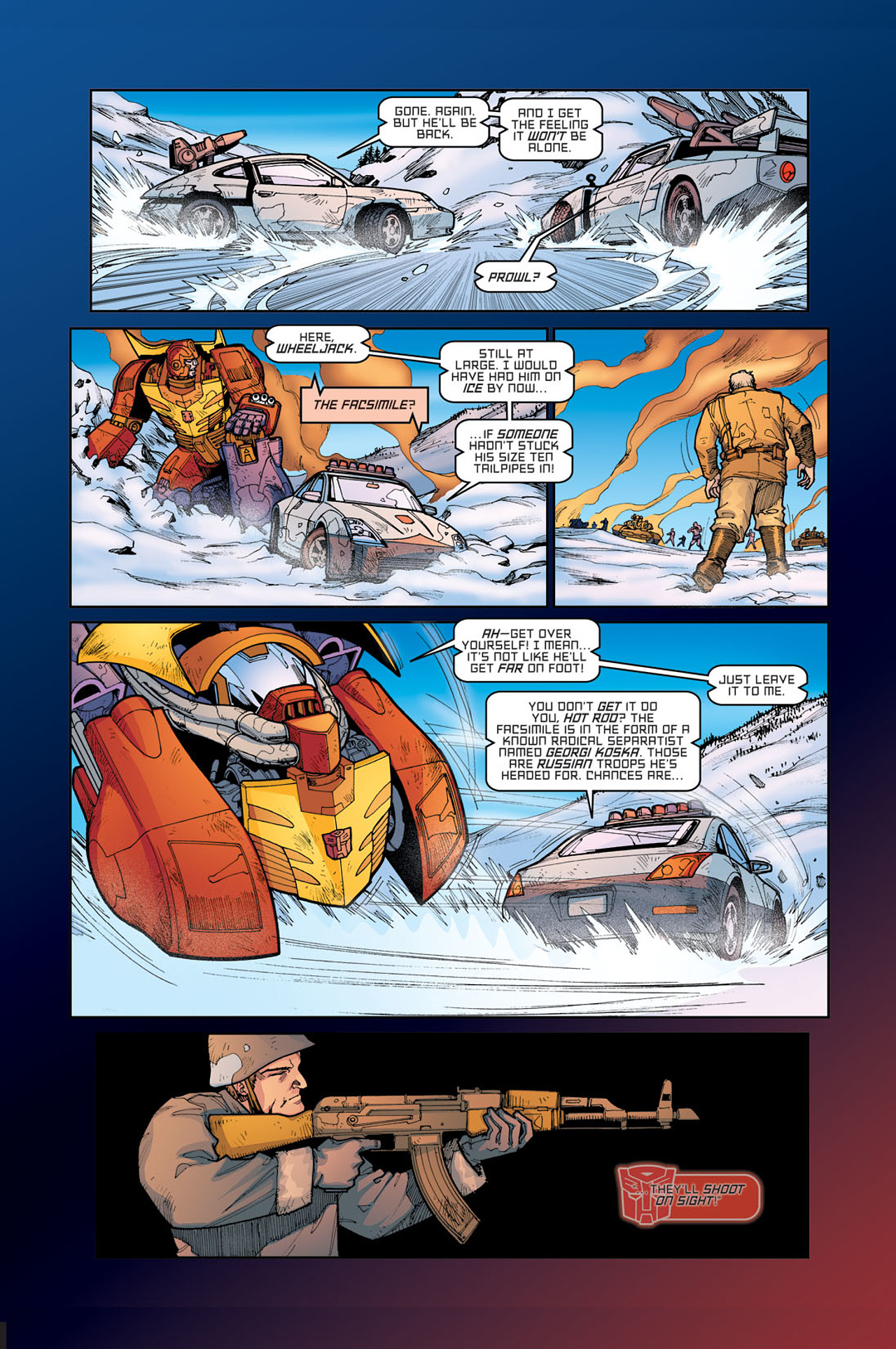 Read online The Transformers: Escalation comic -  Issue #5 - 13