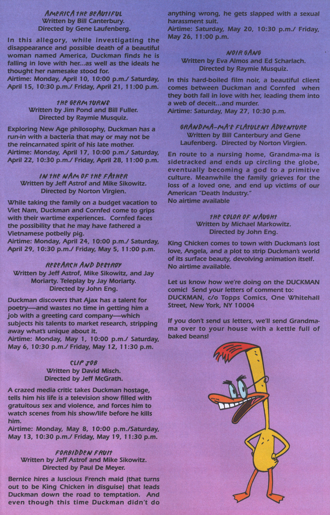 Read online Duckman (1994) comic -  Issue #4 - 29