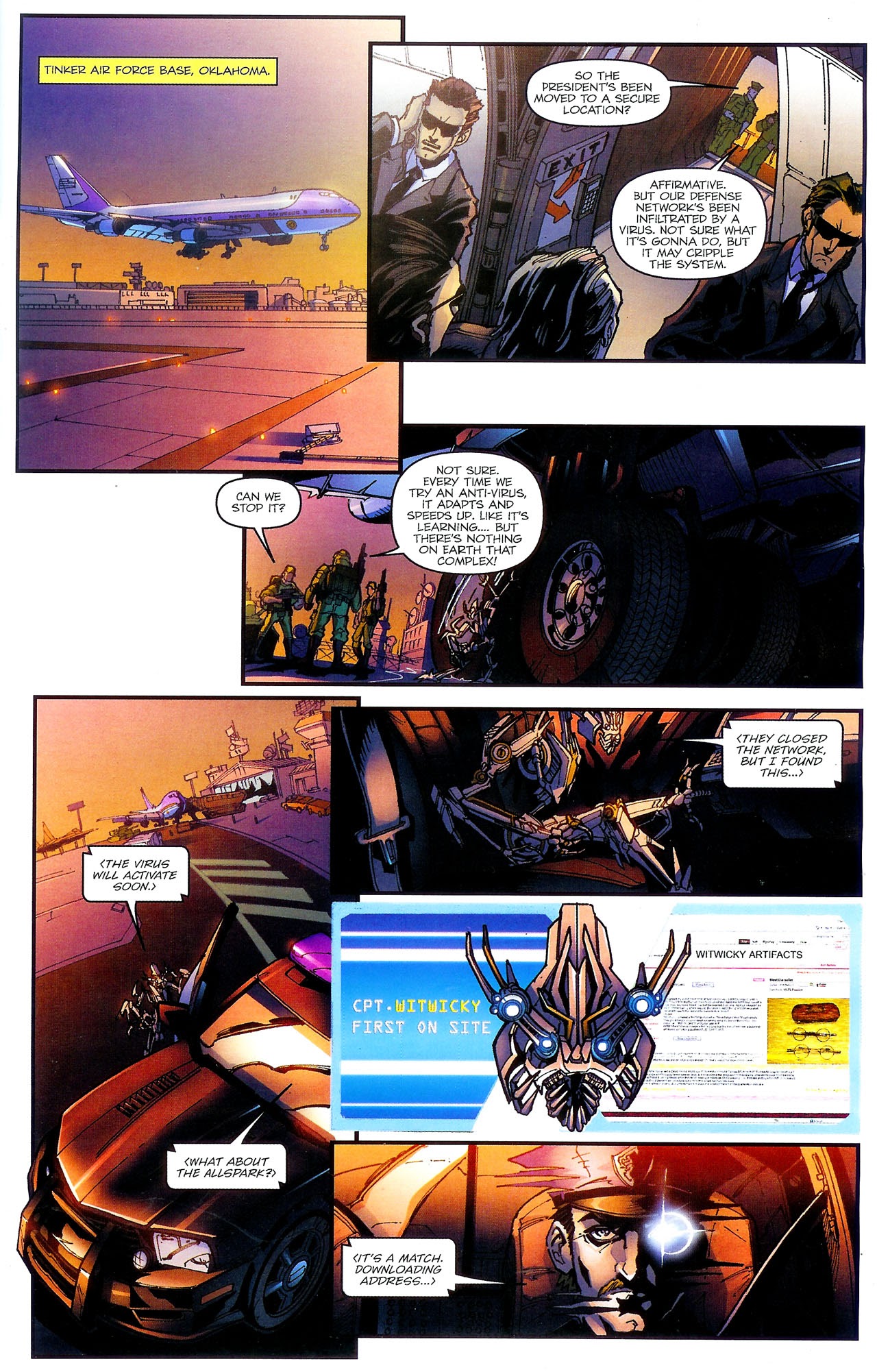 Read online Transformers: The Movie Adaptation comic -  Issue #1 - 22