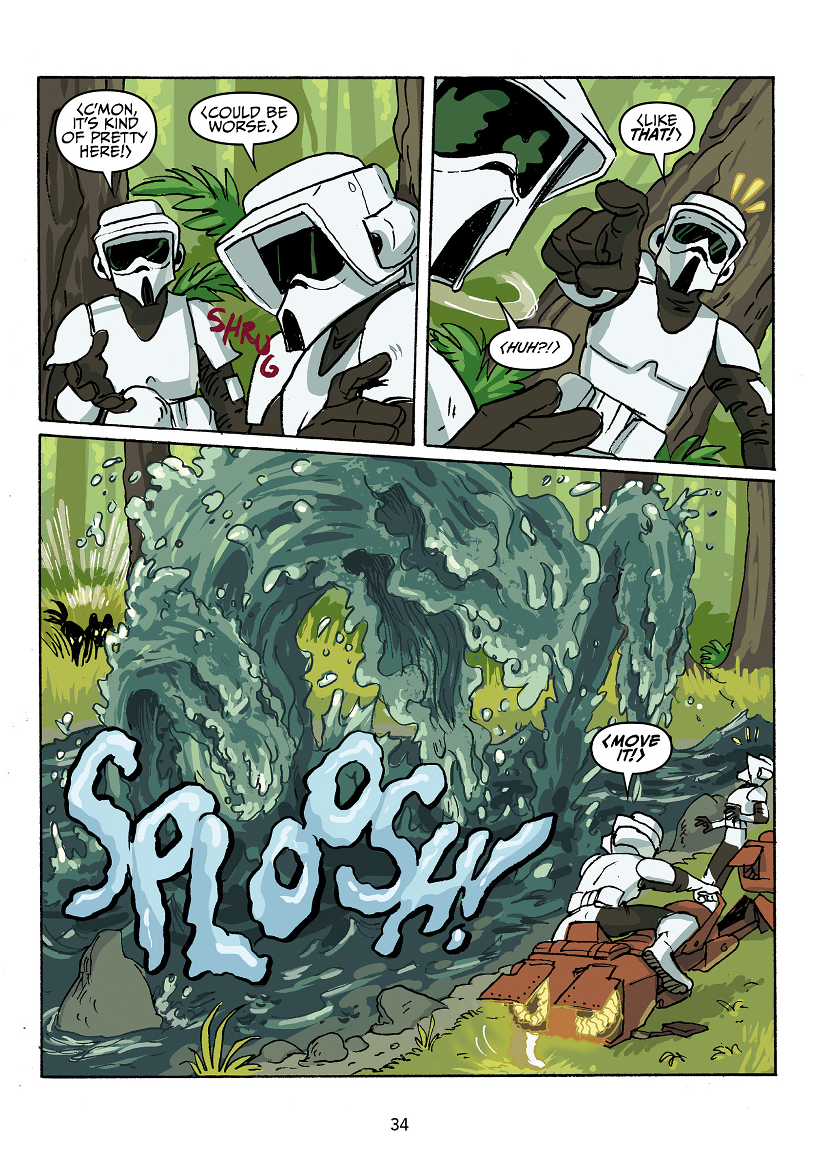 Read online Star Wars: Ewoks - Shadows of Endor comic -  Issue # TPB - 35