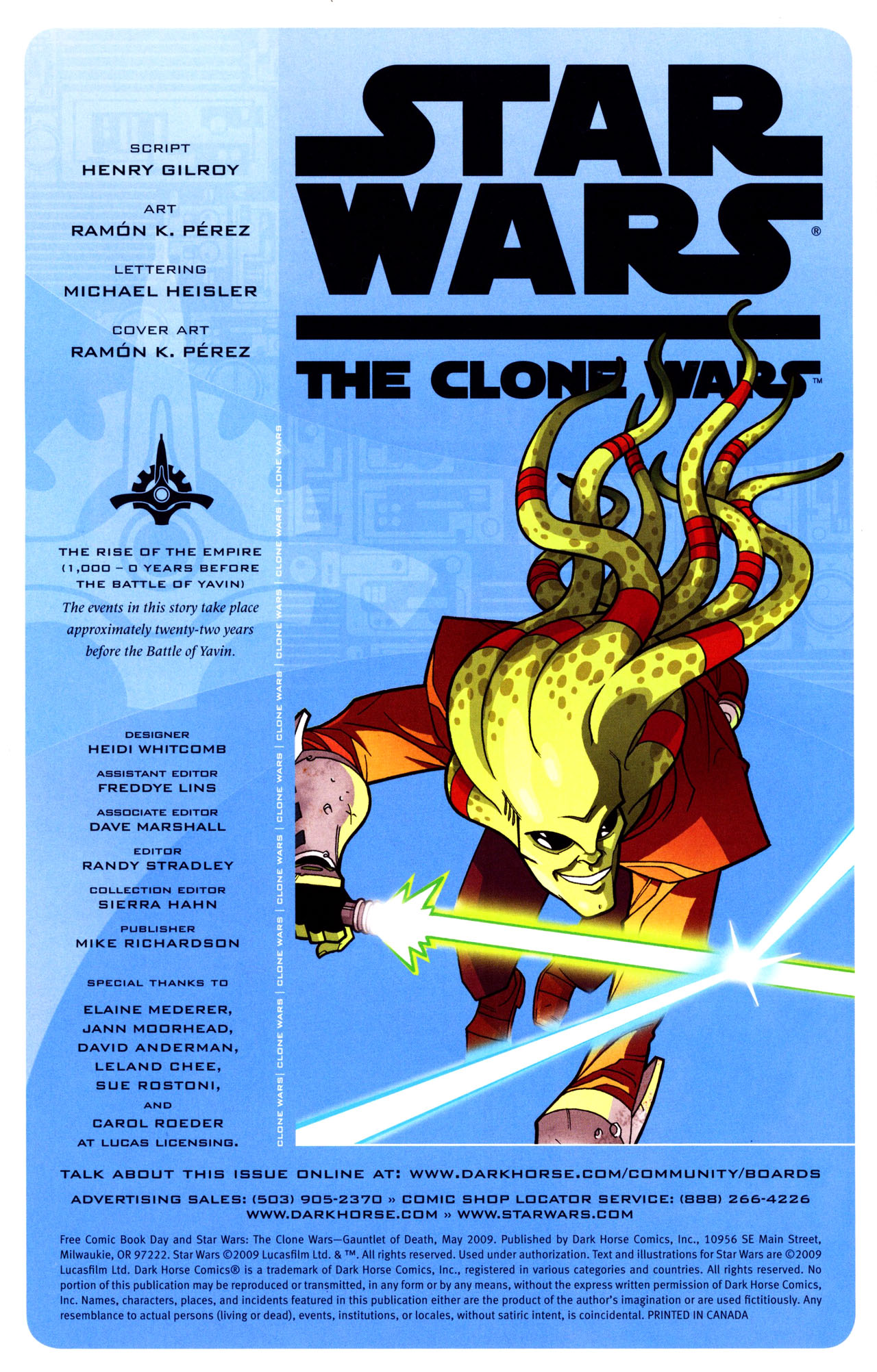 Read online Free Comic Book Day and Star Wars: The Clone Wars-Gauntlet of Death comic -  Issue # Full - 2