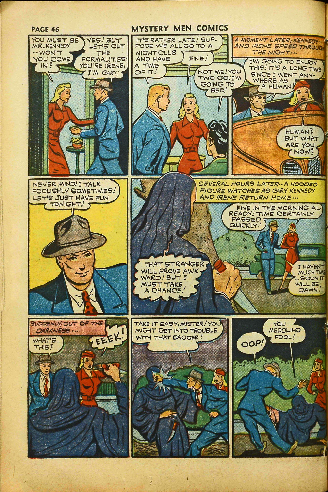 Read online Mystery Men Comics comic -  Issue #29 - 47