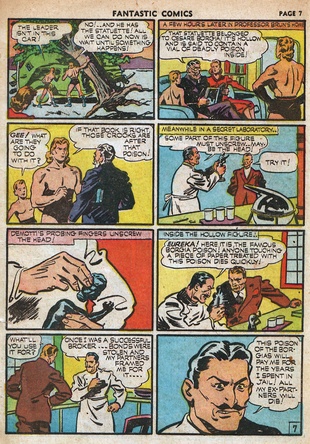 Read online Fantastic Comics comic -  Issue #18 - 9