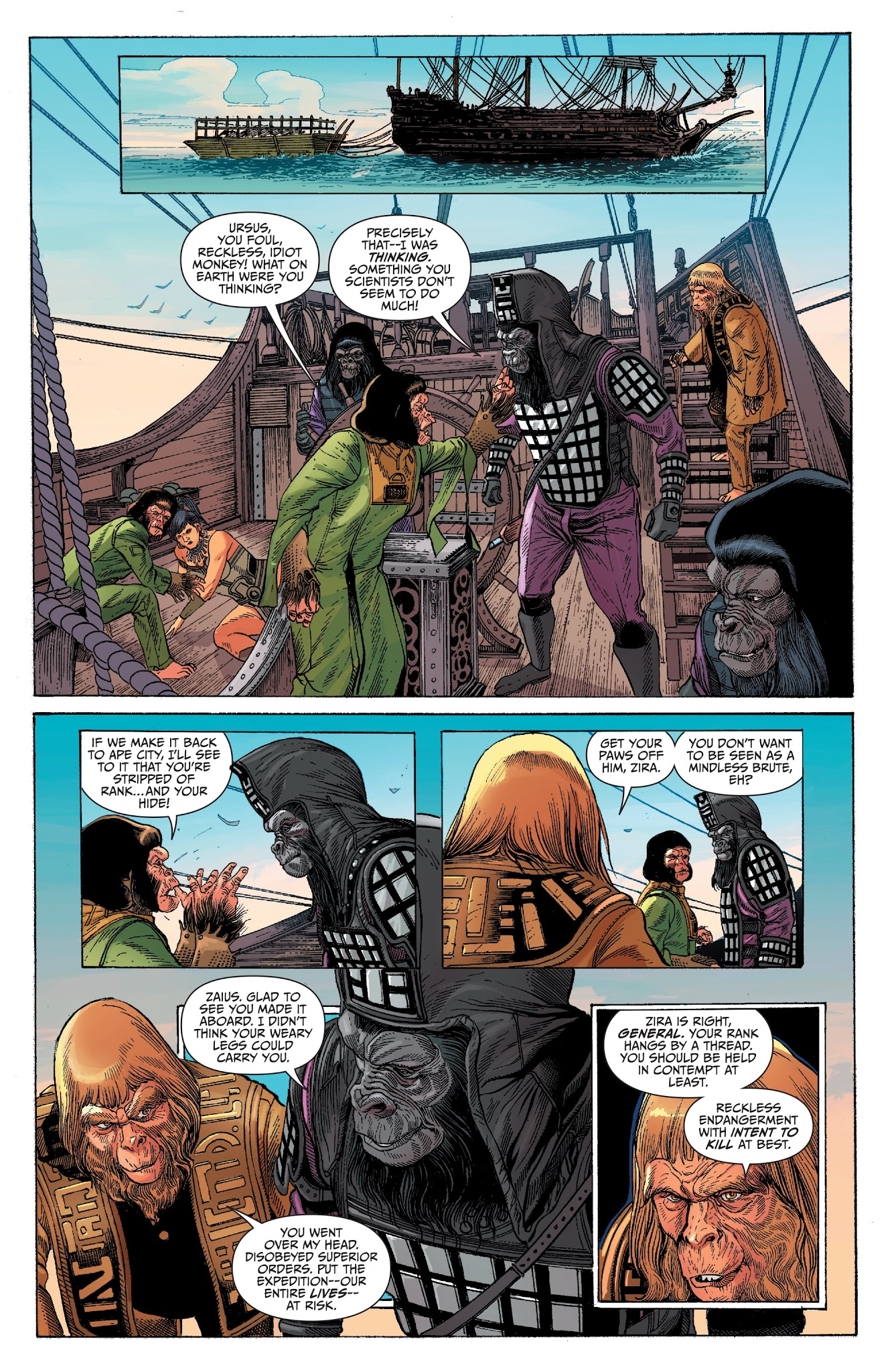 Read online Kong on the Planet of the Apes comic -  Issue #3 - 23