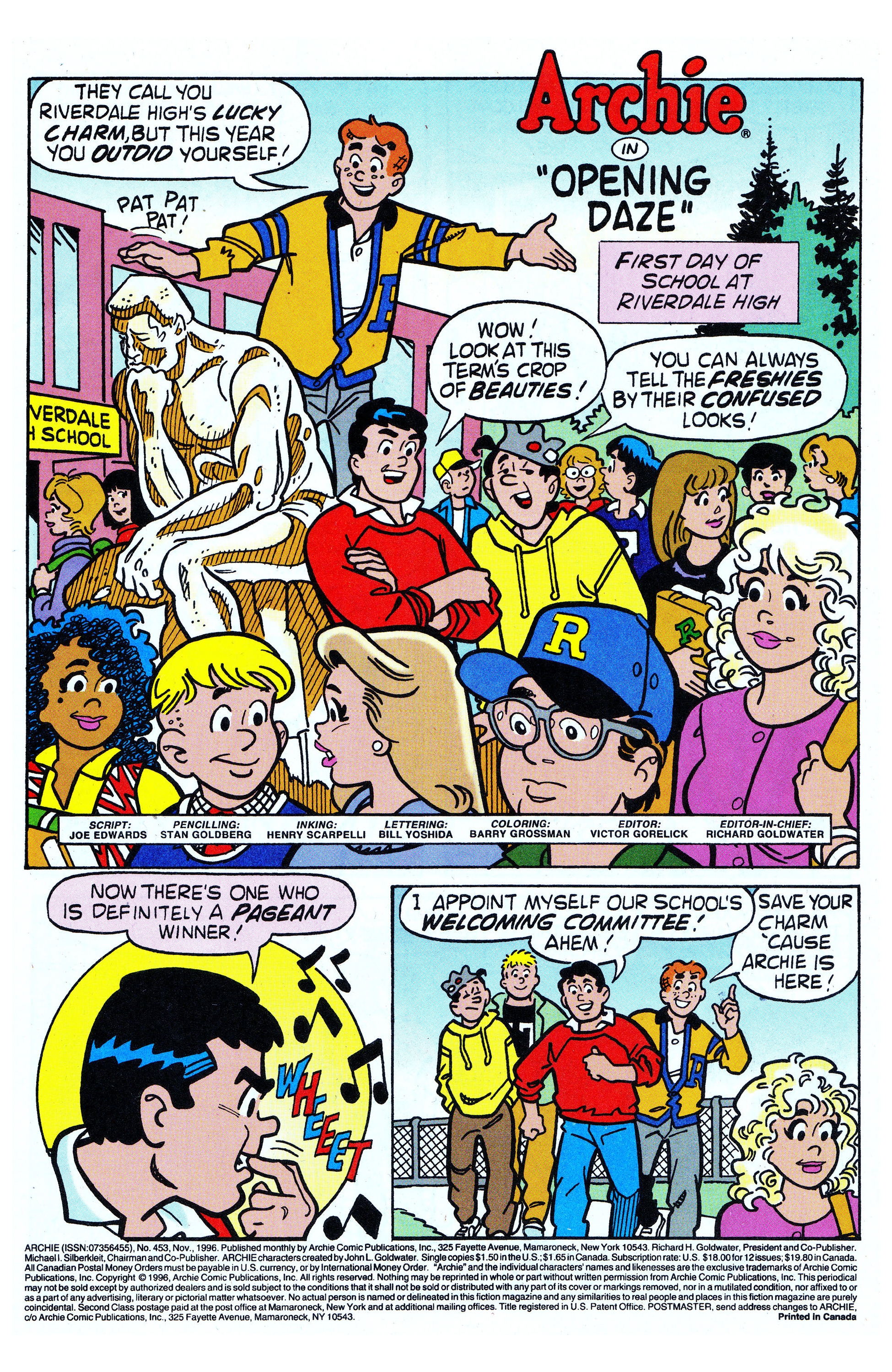 Read online Archie (1960) comic -  Issue #453 - 2