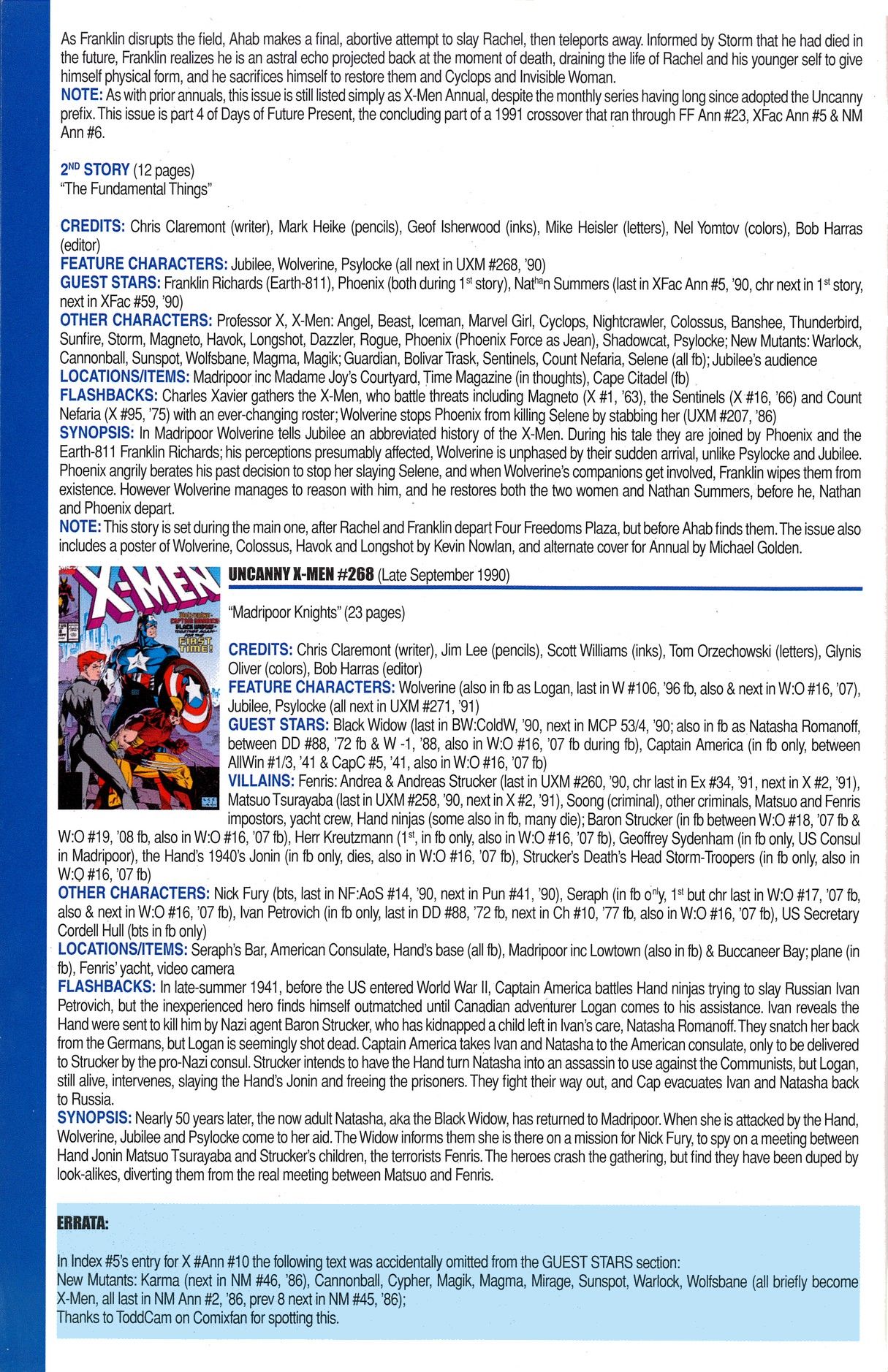 Read online Official Index to the Marvel Universe comic -  Issue #6 - 66