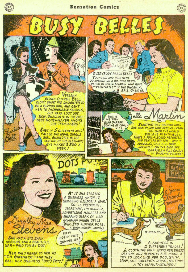 Read online Sensation (Mystery) Comics comic -  Issue #98 - 34