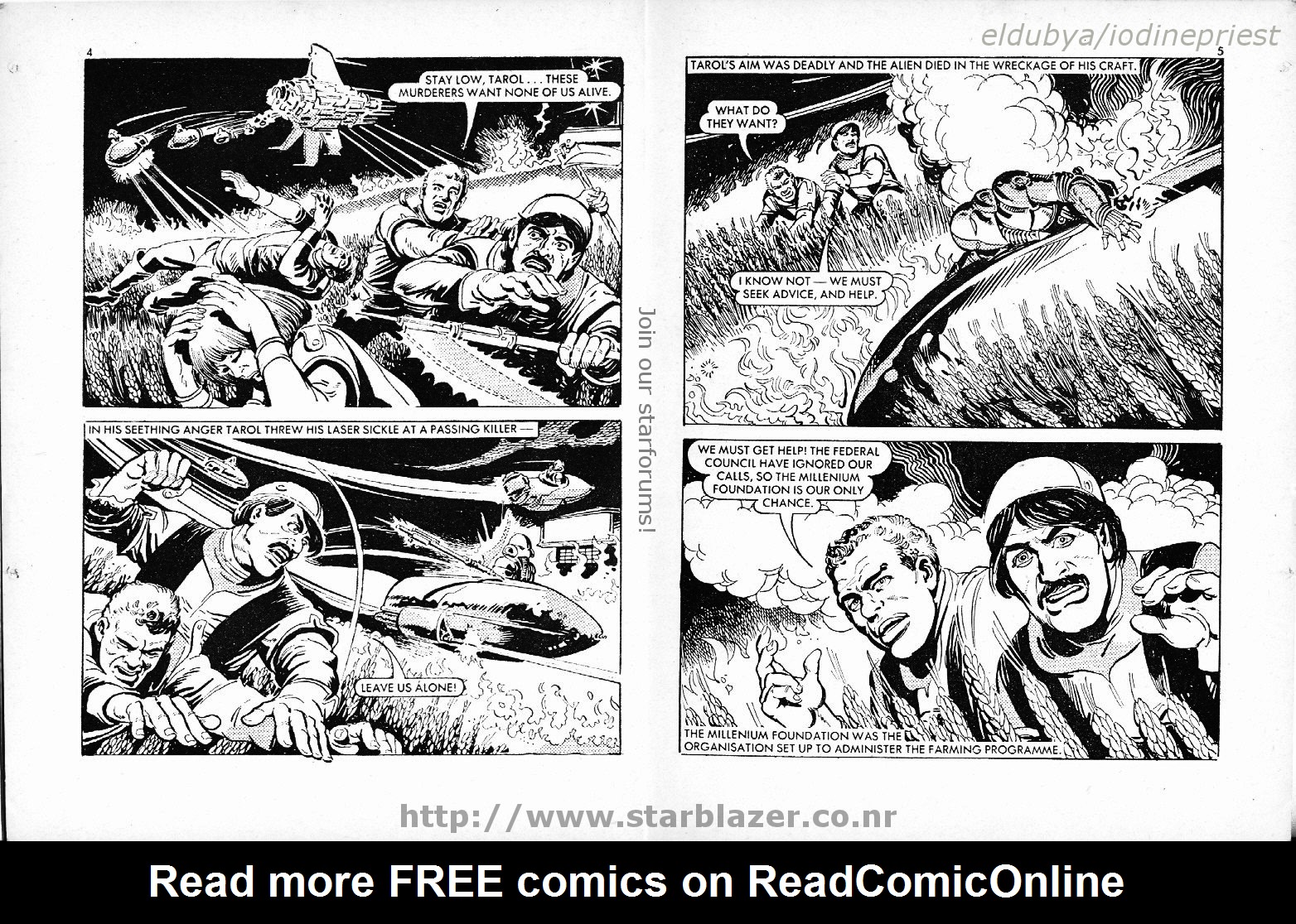Read online Starblazer comic -  Issue #101 - 4