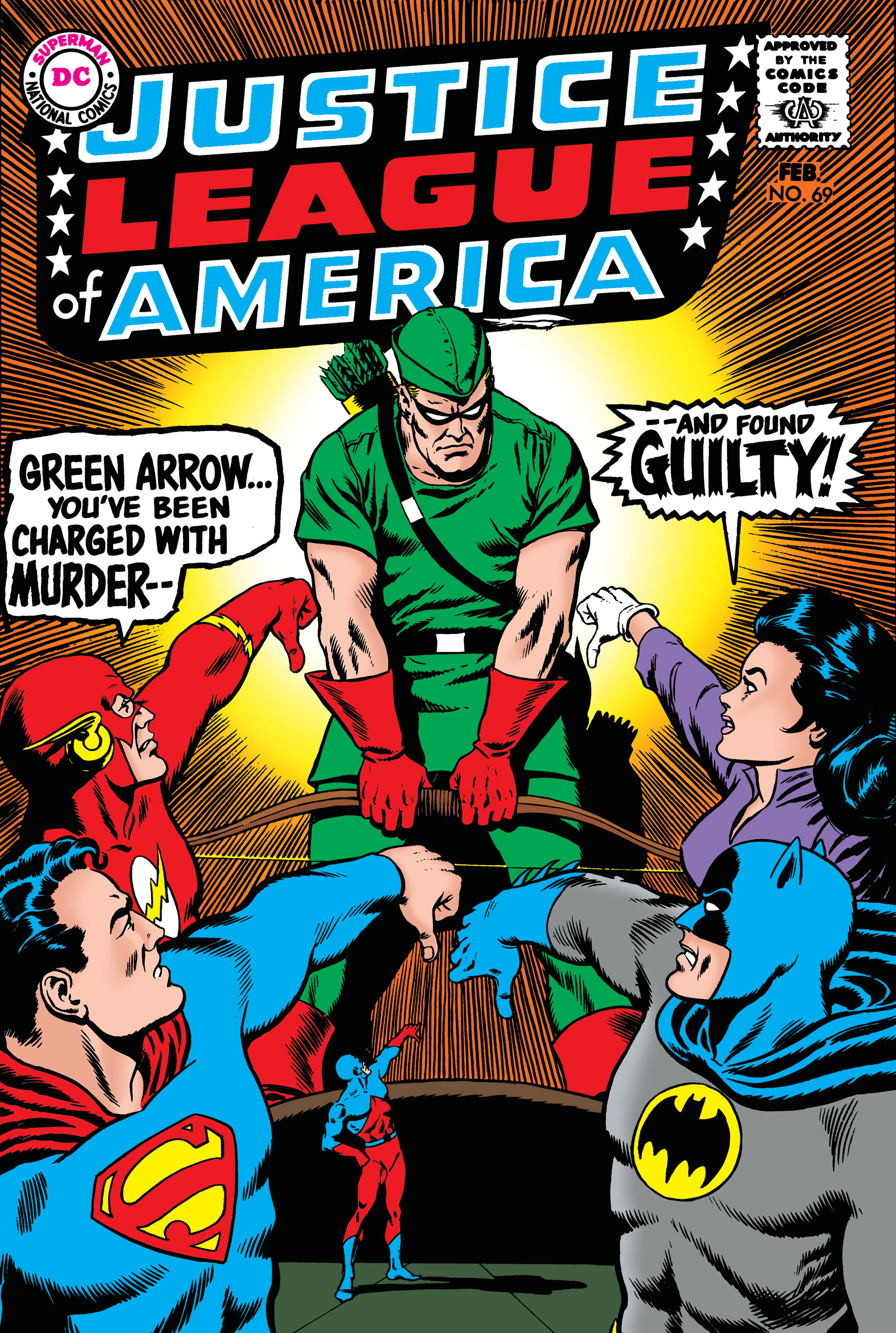 Read online Justice League of America (1960) comic -  Issue #69 - 1